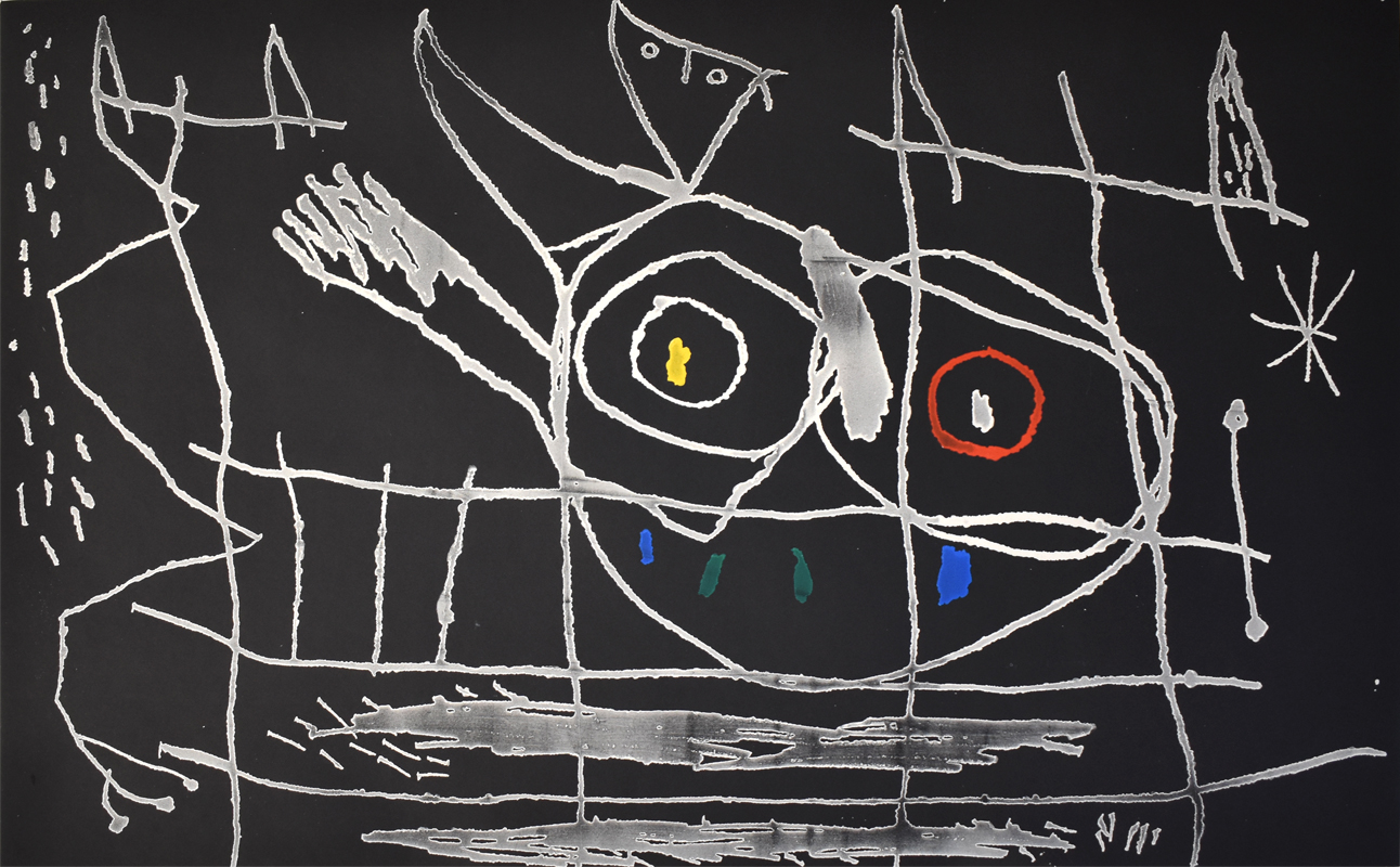 Couple of Birds III | Couple d’Oiseaux III, 1966 by Joan Miró