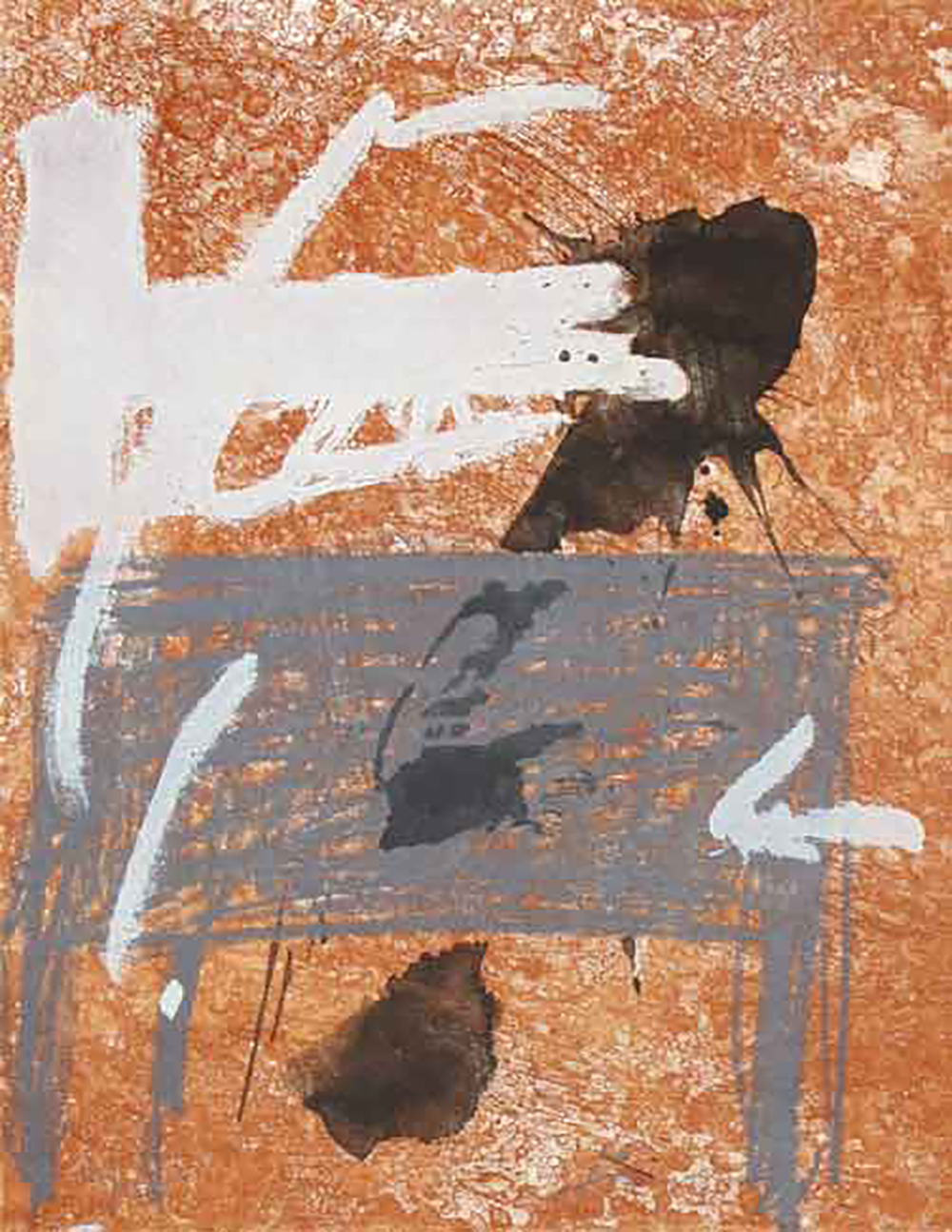 Bois Des Cerfs 2 by Antoni Tapies