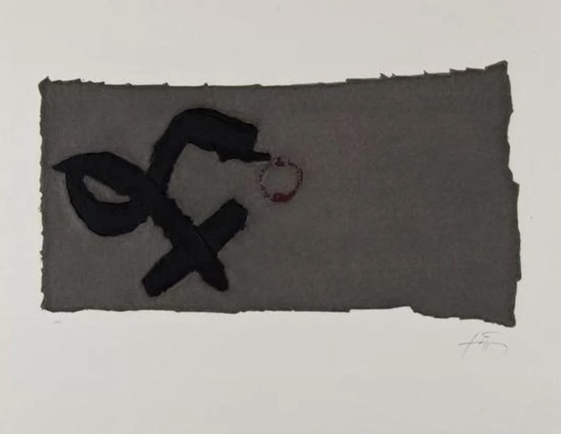 Creu Deformada 1 by Antoni Tapies