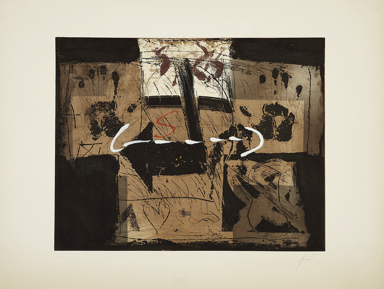 Flecha by Antoni Tapies