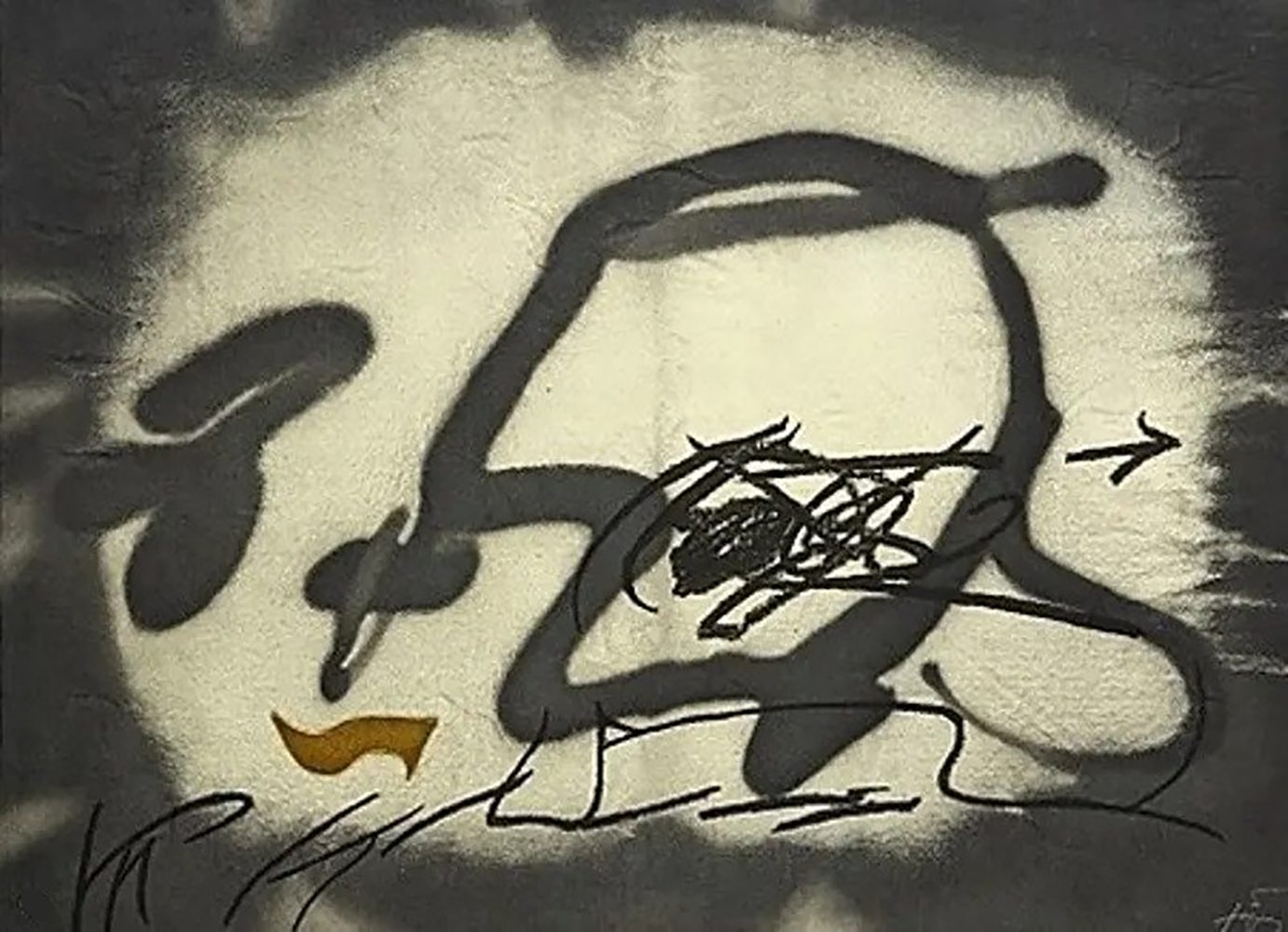 Perfil by Antoni Tapies