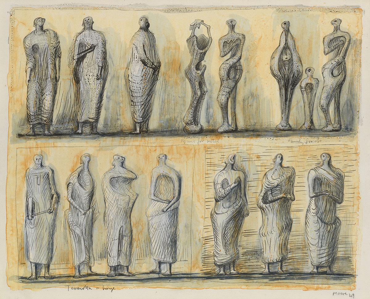 Standing Figures by Henry Moore