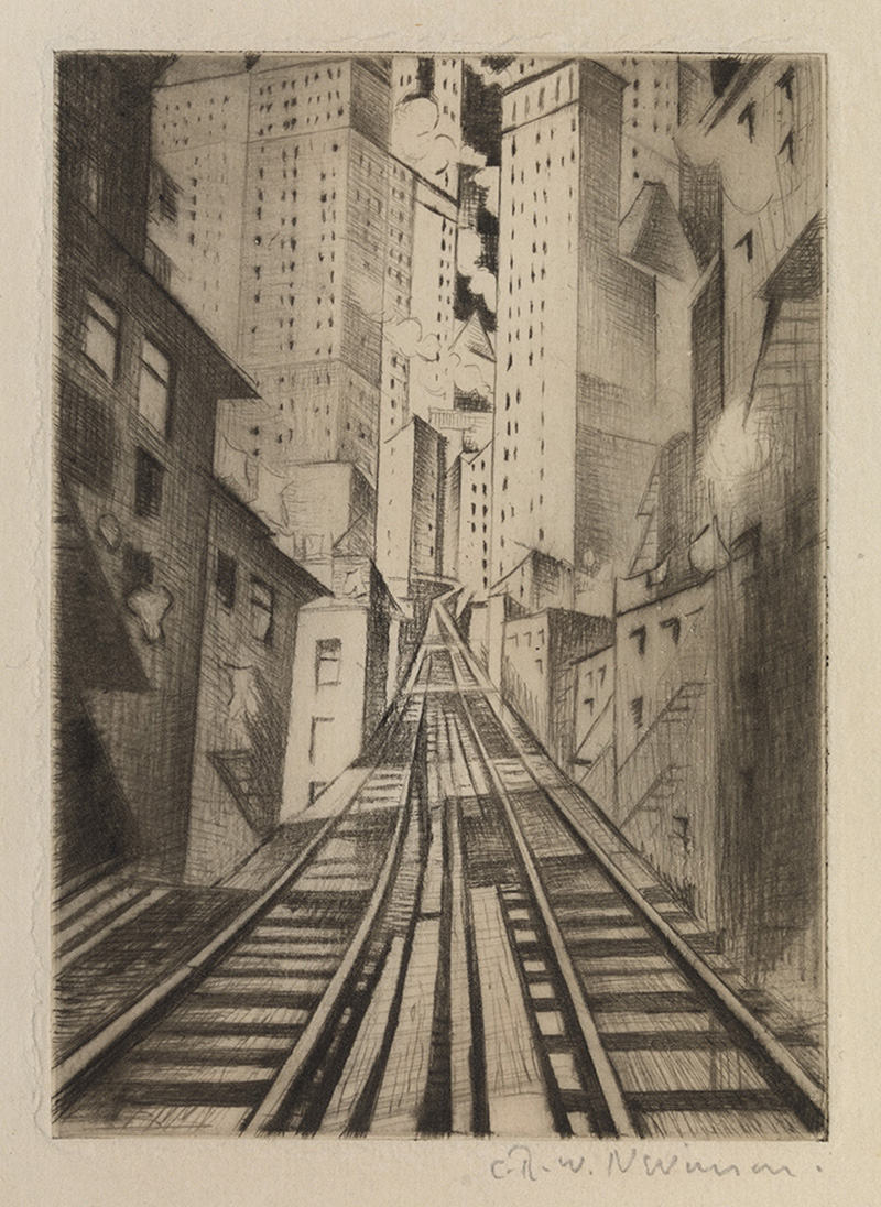 New York: An Abstraction by C. R. W. Nevinson