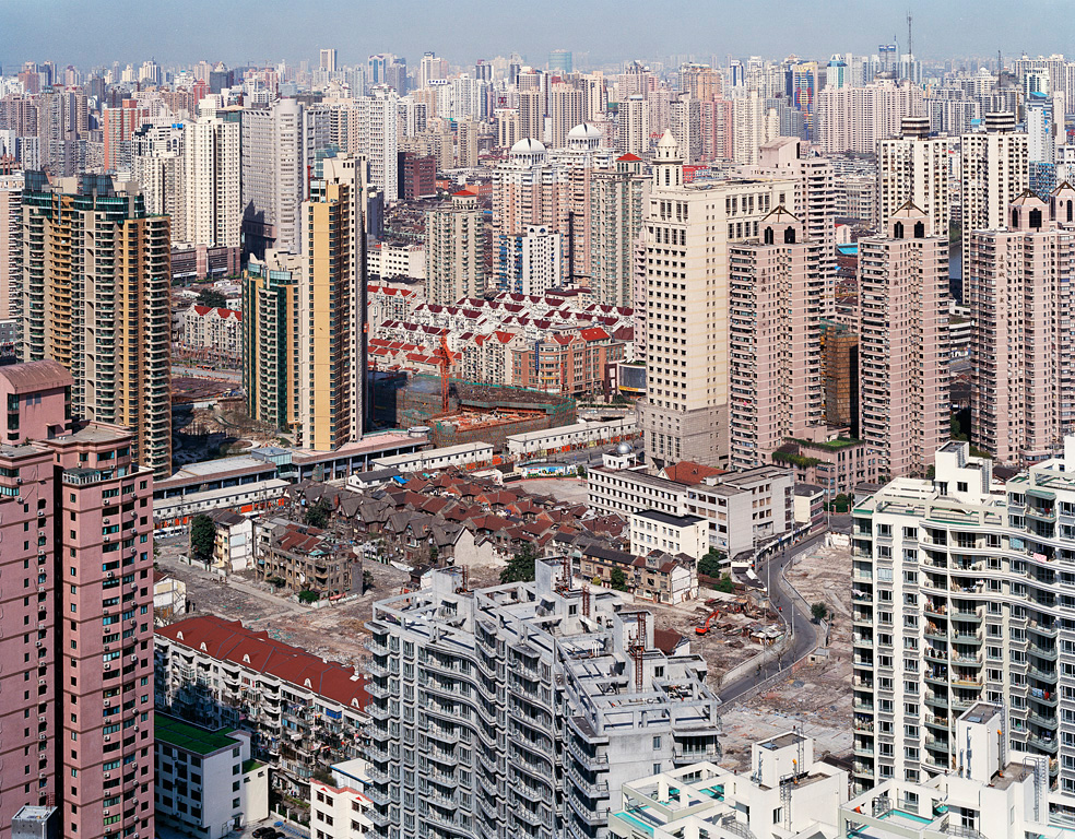 Urban Renewal no 5. Overview From Top Of Military Hospital Shanghai, China by Edward Burtynsky