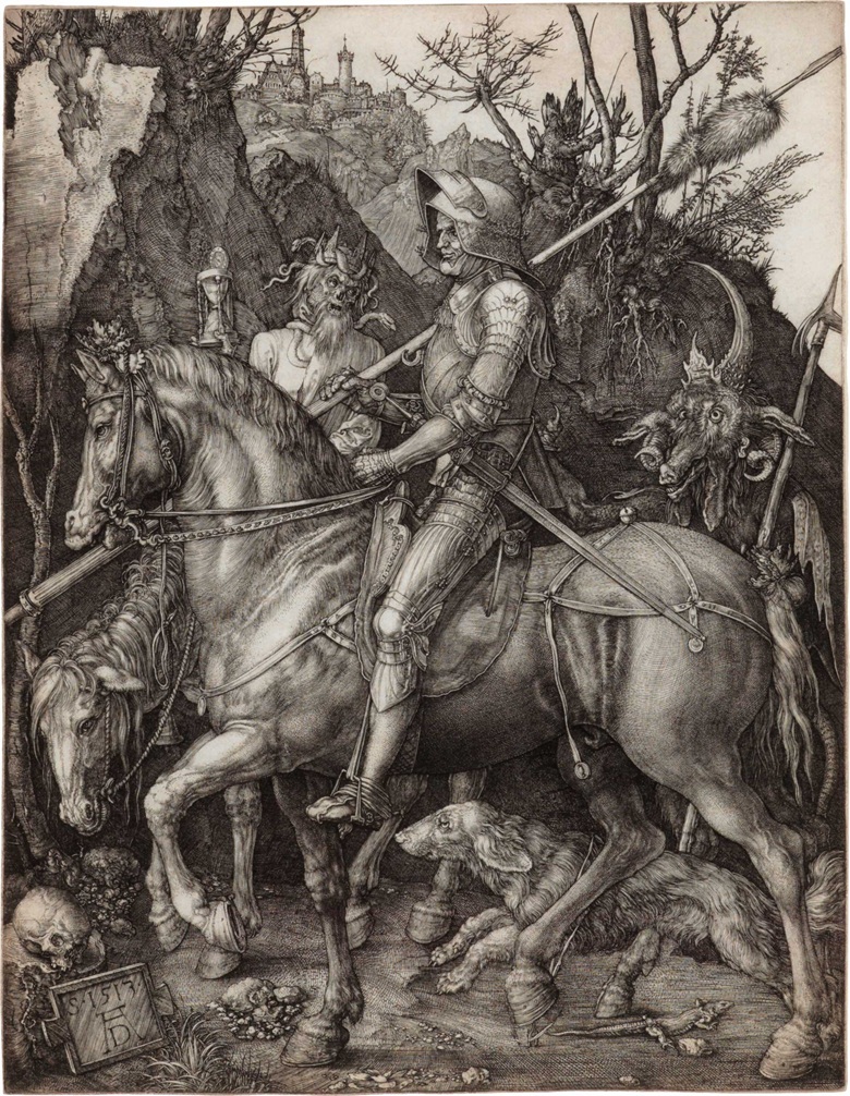 Albrecht Dürer, Knight, Death and the Devil, 1513. 