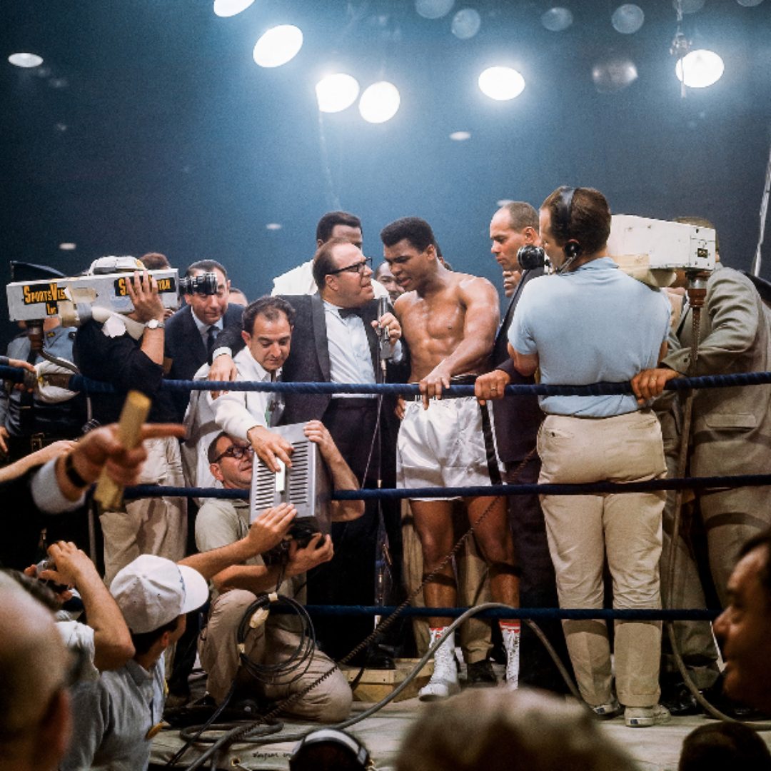 Ali Victorious, Ali vs. Liston II by Neil Leifer