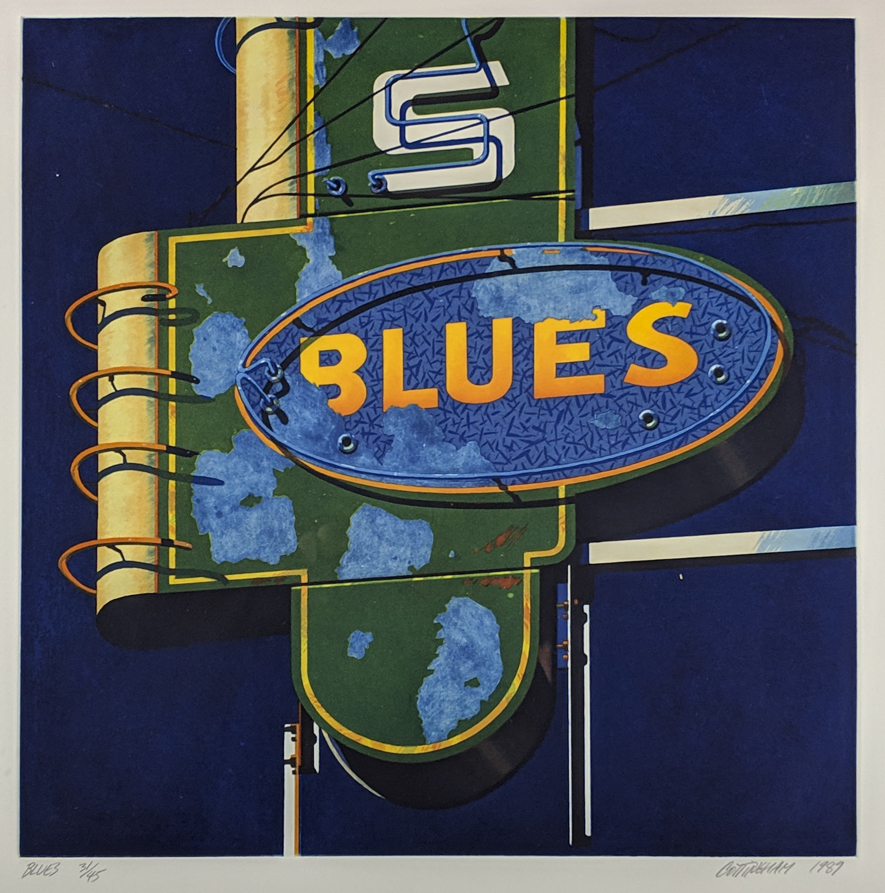 Blues by Robert Cottingham