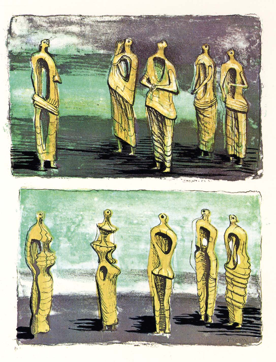 Standing Figures by Henry Moore