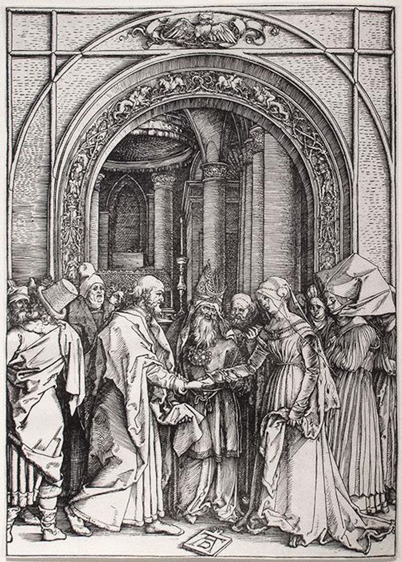 Betrothal of the Virgin by Albrecht Dürer