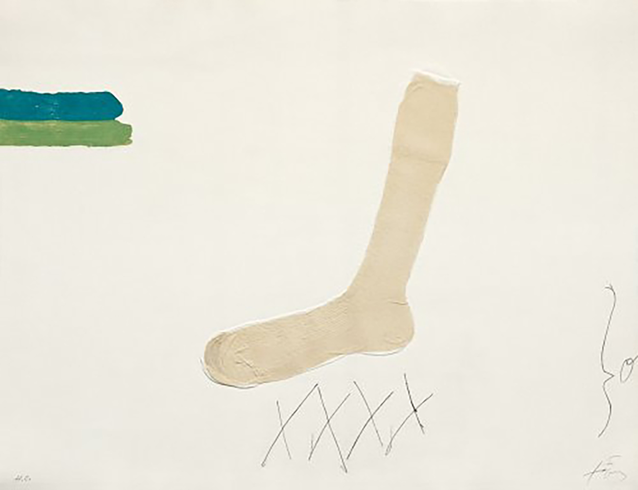 Mitjó by Antoni Tapies