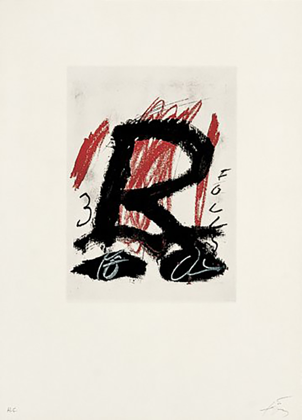 Clau-5 by Antoni Tapies