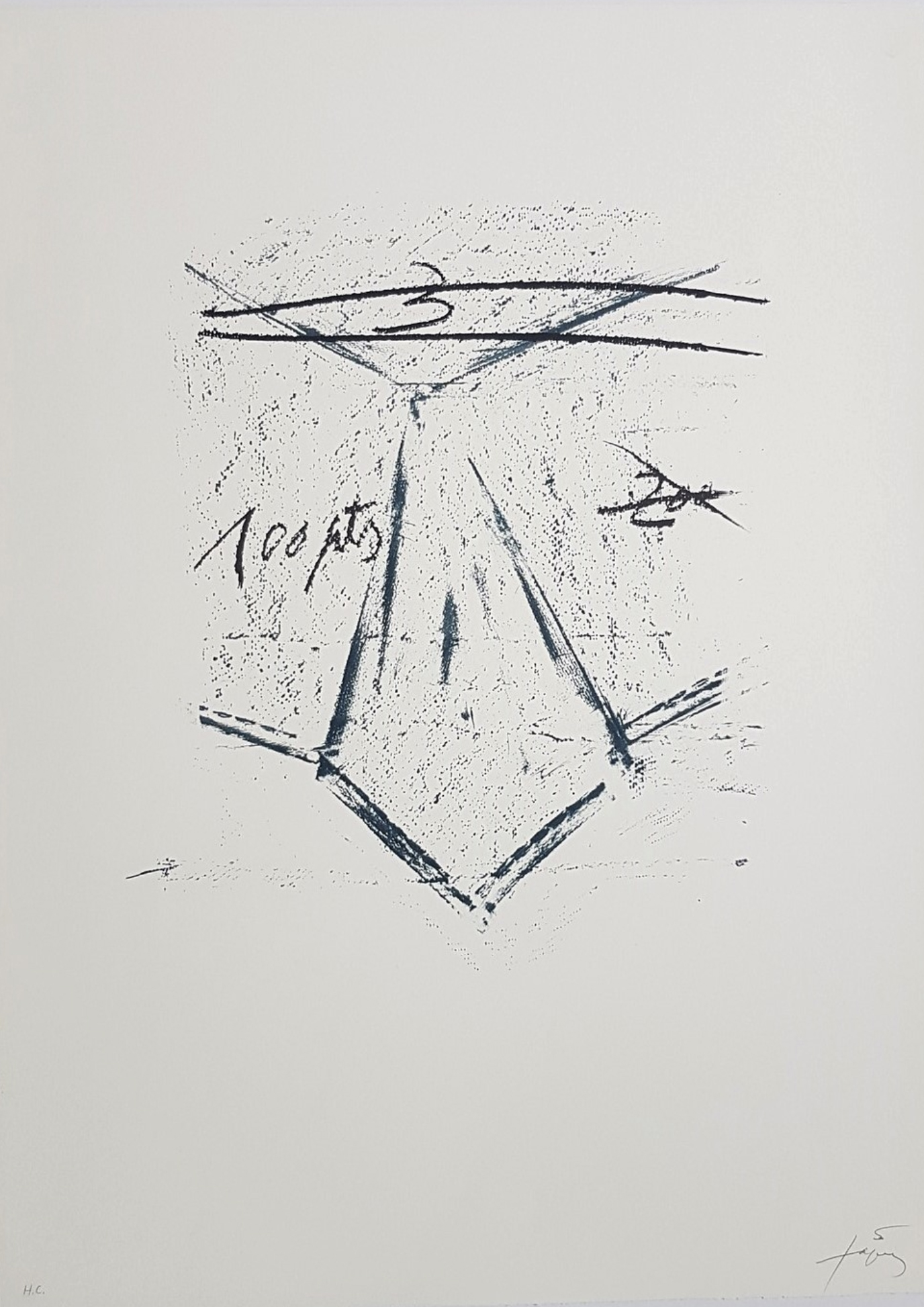 Llambrec-12 by Antoni Tapies