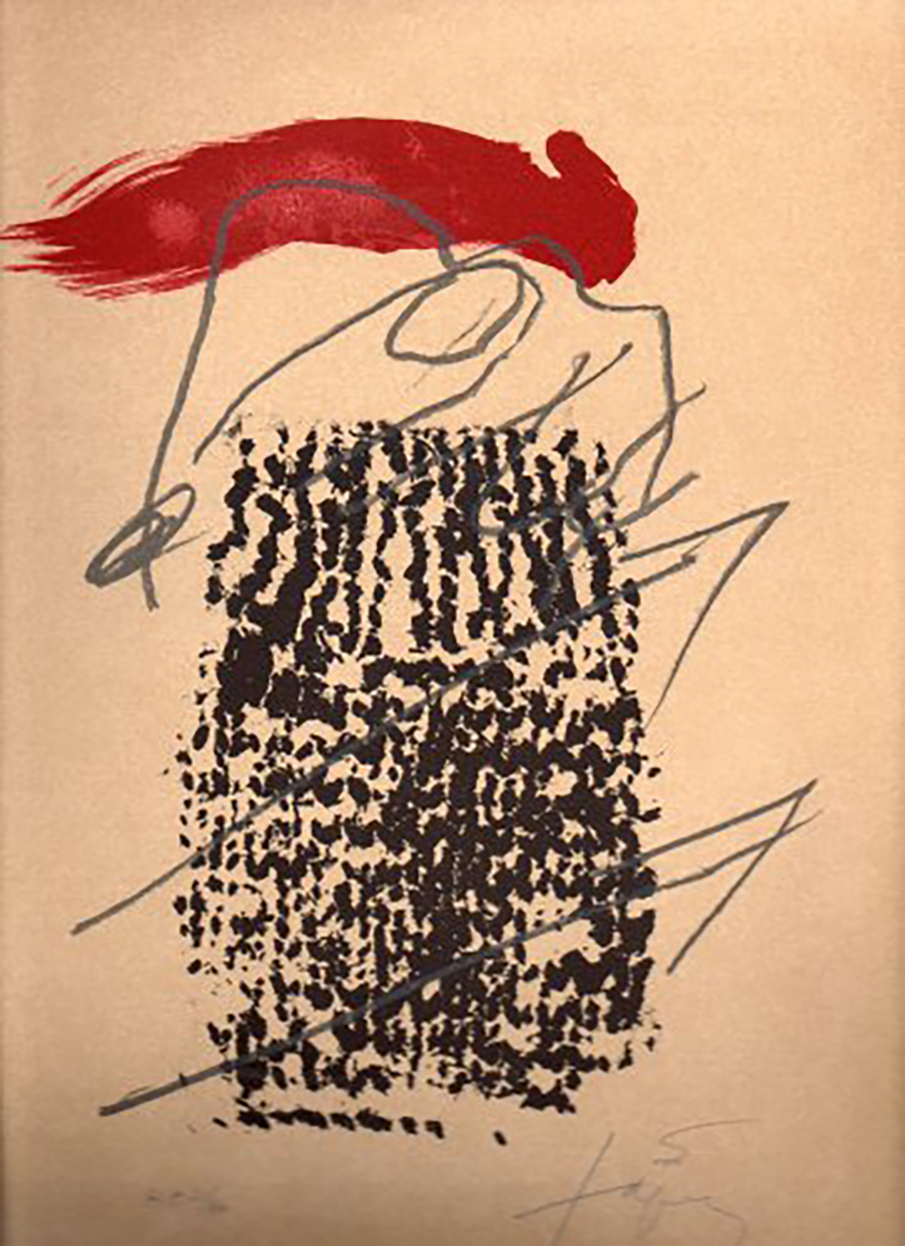 Poligrafa XV Anys by Antoni Tapies