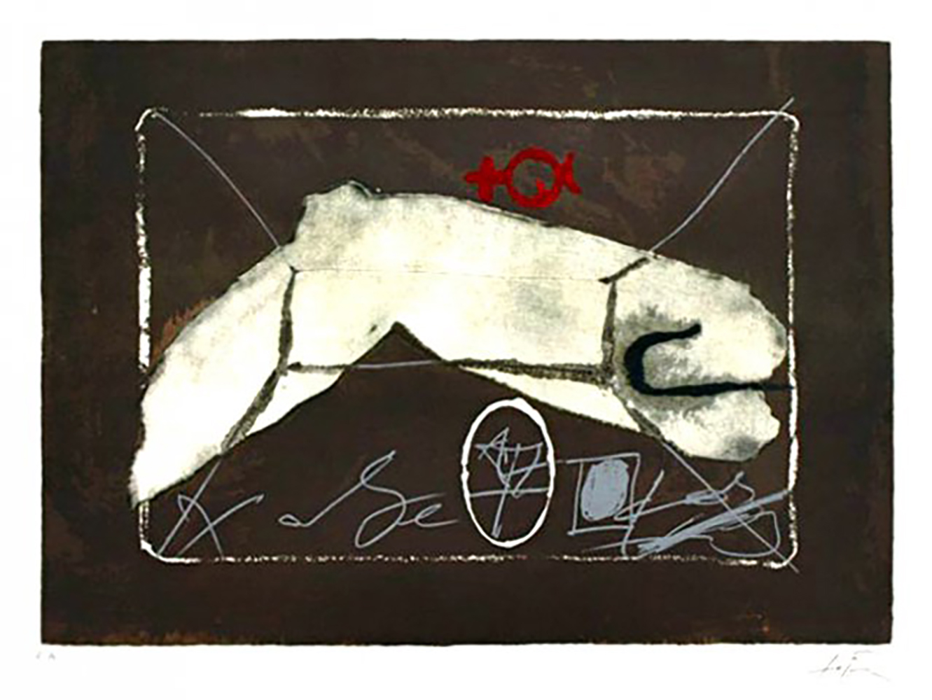 617. Sin Título by Antoni Tapies