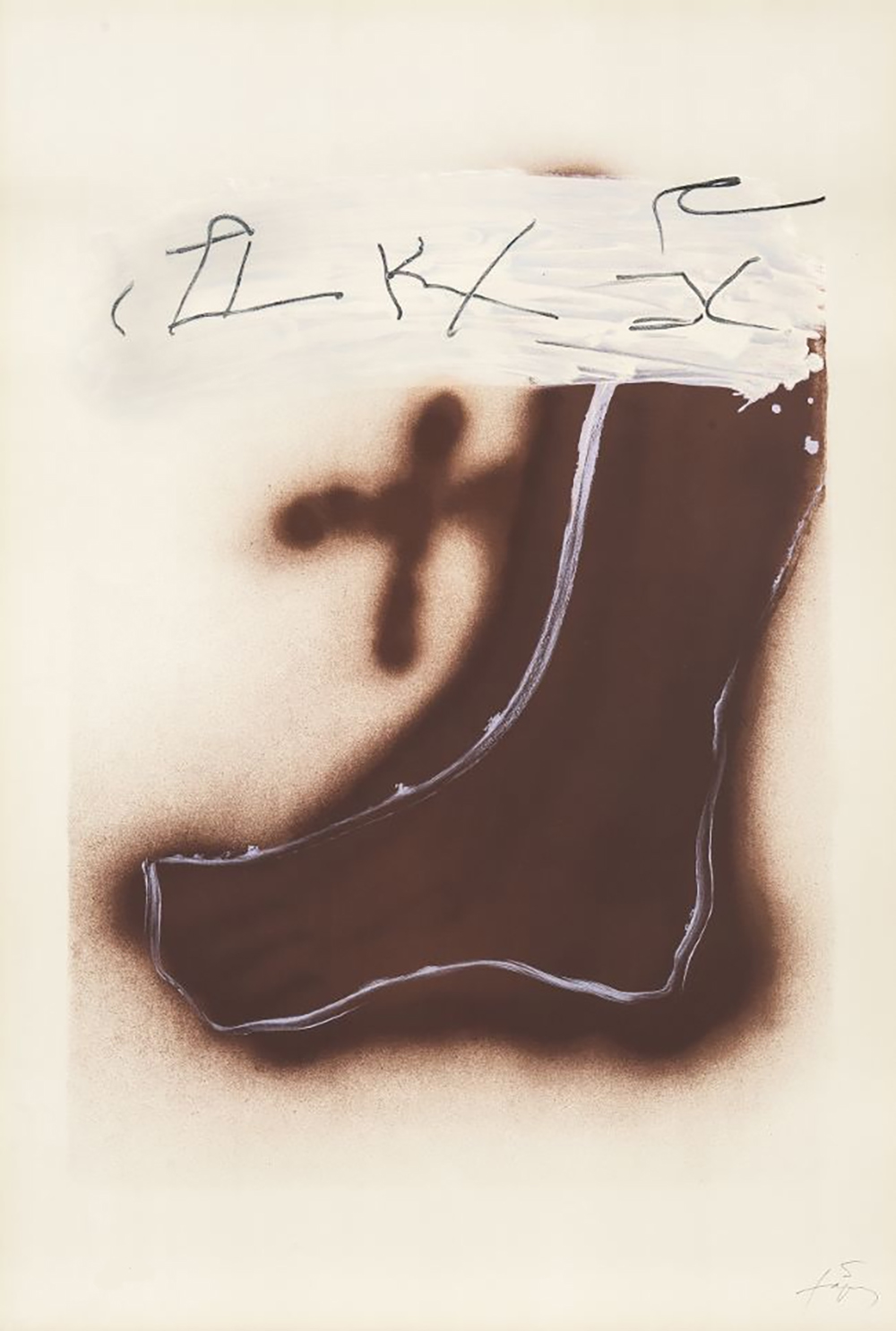 Pied Marron by Antoni Tapies