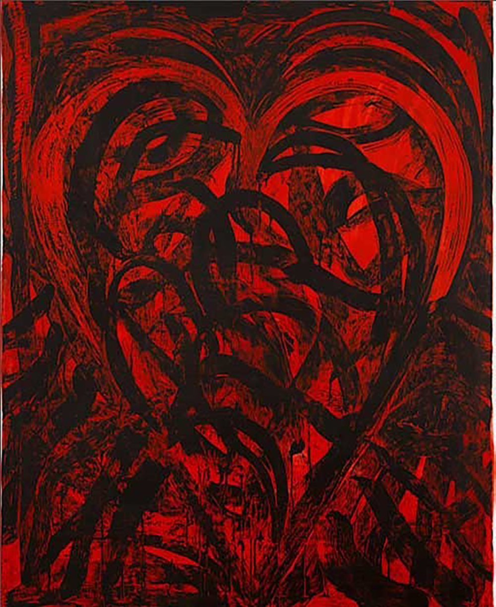 The Red Tallsman by Jim Dine