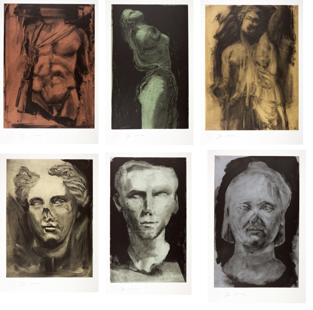 Glyptotek (set of 6 works) by Jim Dine