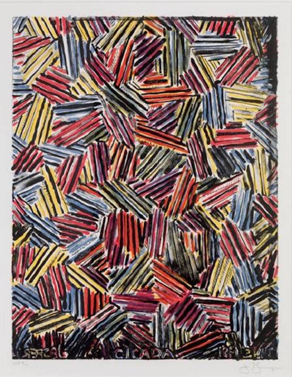 Cicada by Jasper Johns