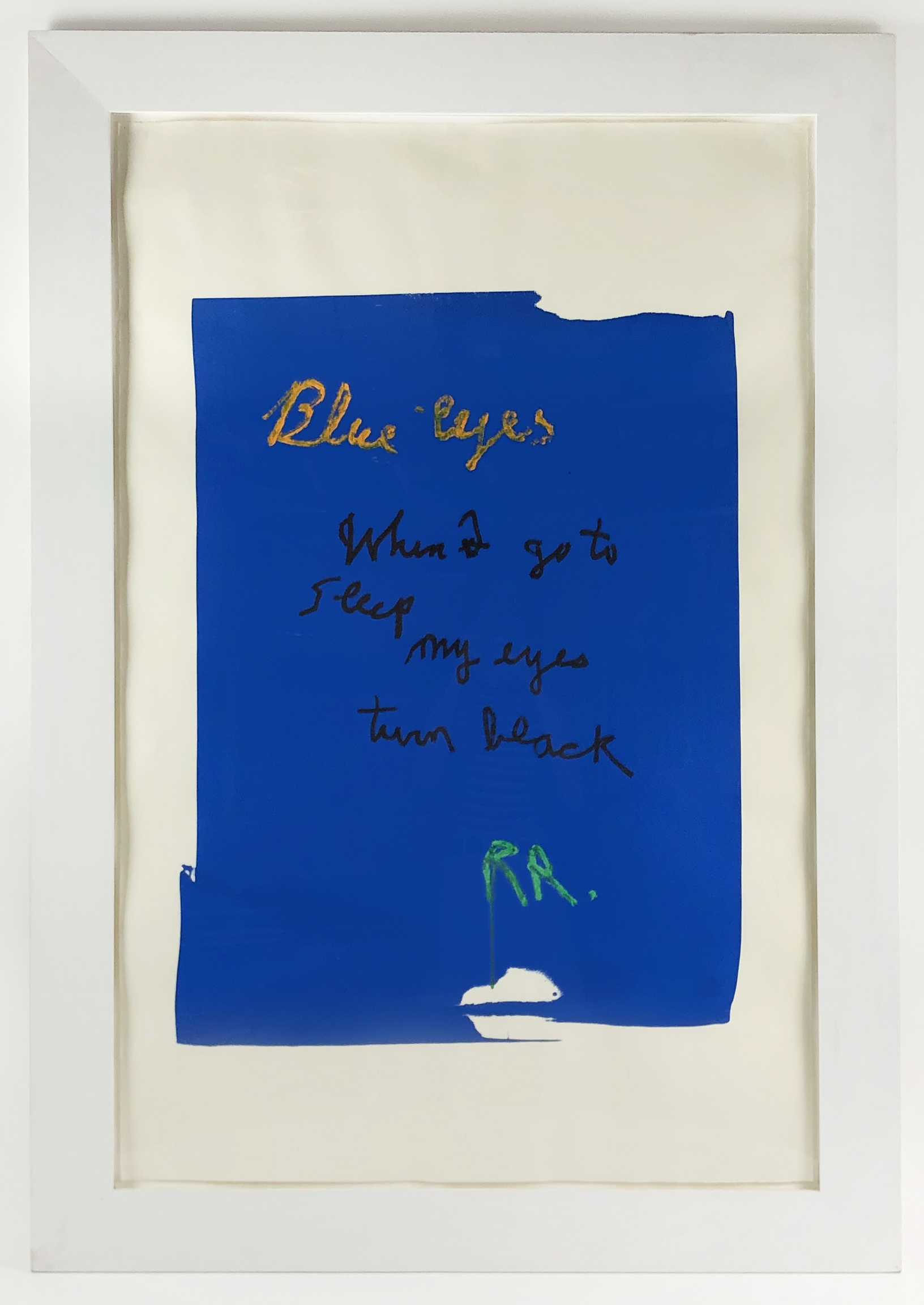 Blue Eyes by Rene Ricard