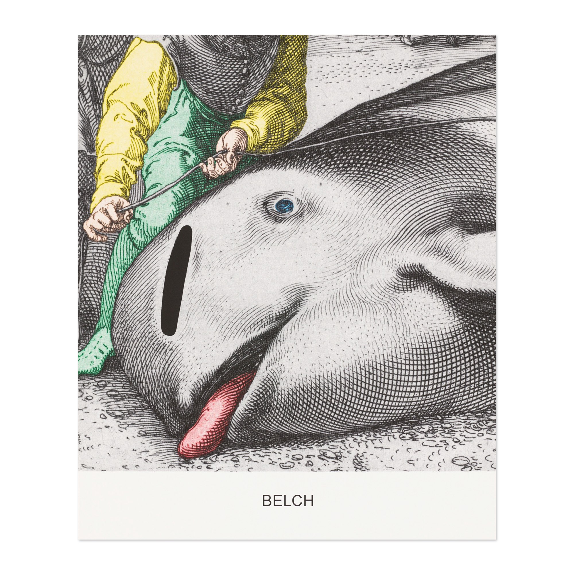 Belch (from the Engraving with Sounds series) by John Baldessari