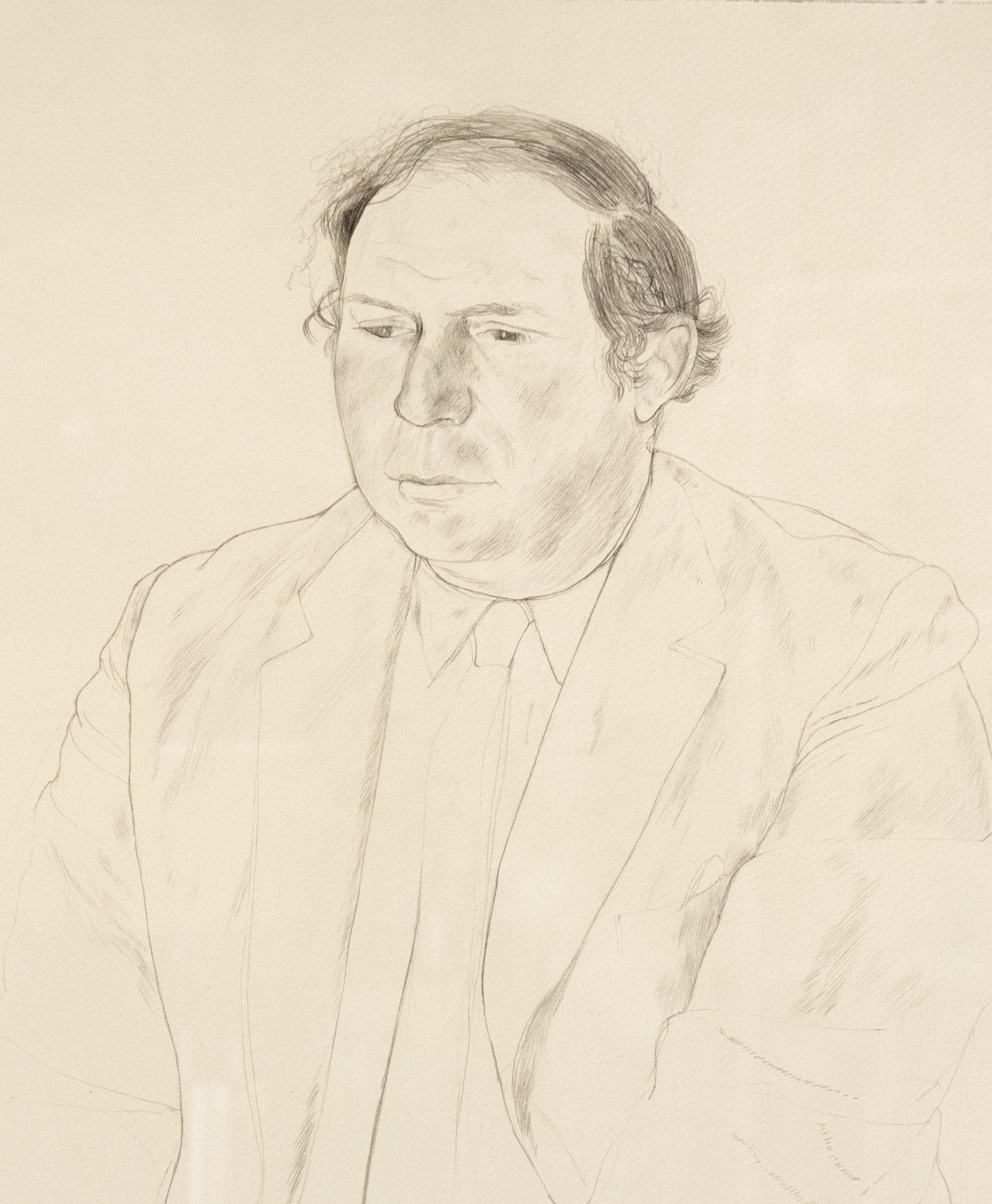 Gene Baro by David Hockney