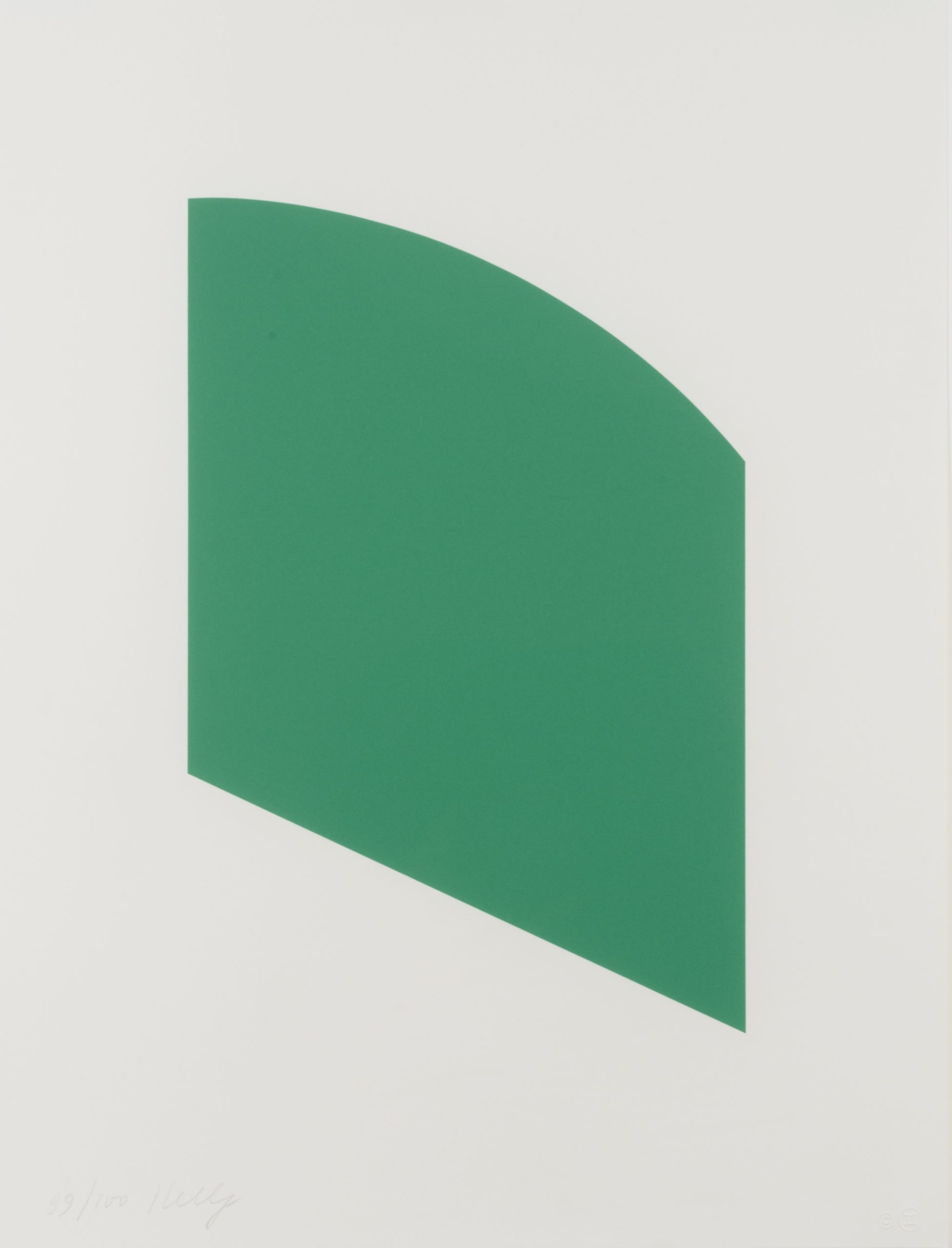 Green Curve by Ellsworth Kelly