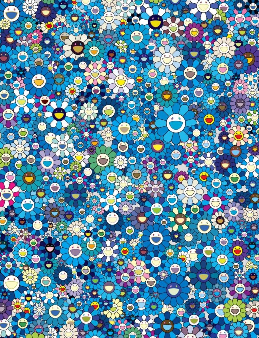 An Homage to IKB 1957 F (Blue) by Takashi Murakami