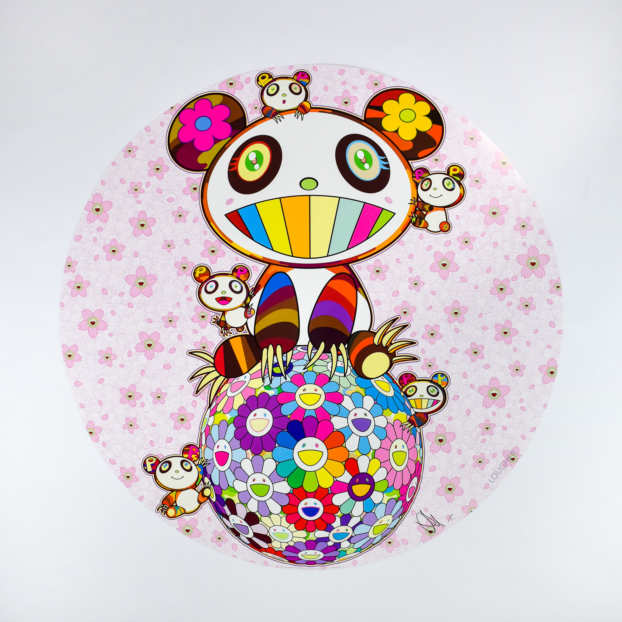 Sakura and Panda by Takashi Murakami