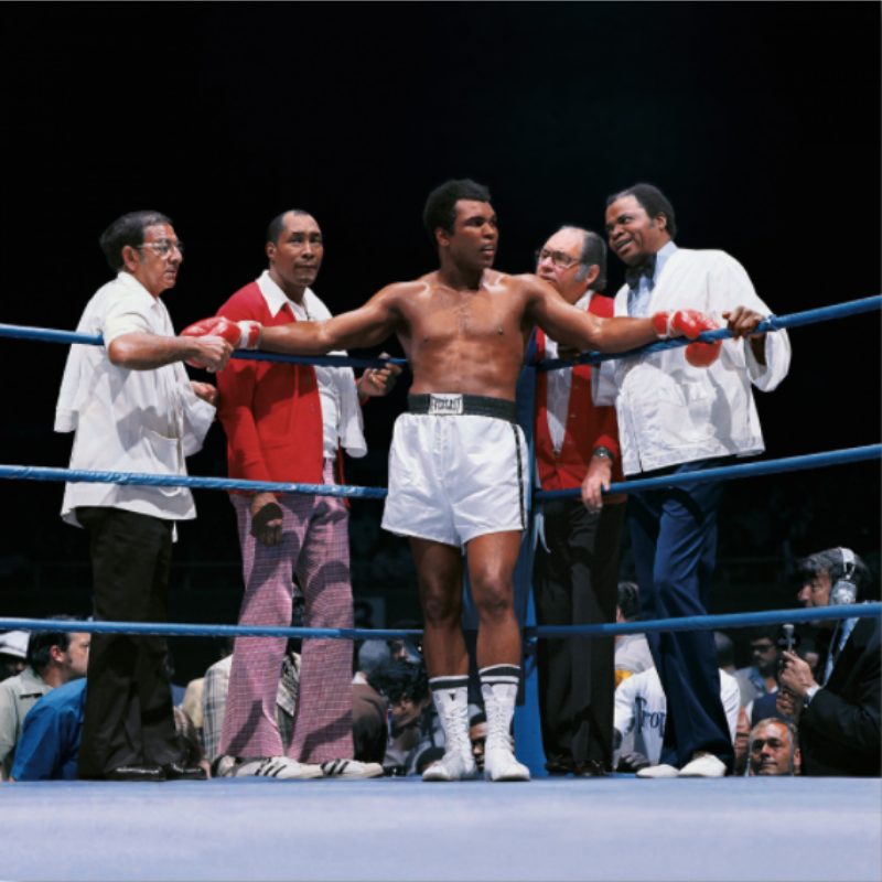 The Champ’s Corner, Ali vs. Lyle, 1975 by Neil Leifer