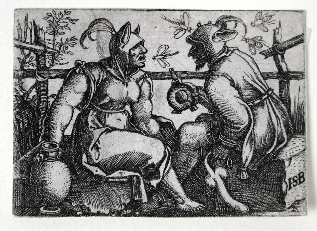 Two Fools (or Fool and Foolish Woman) by Hans Sebald Beham