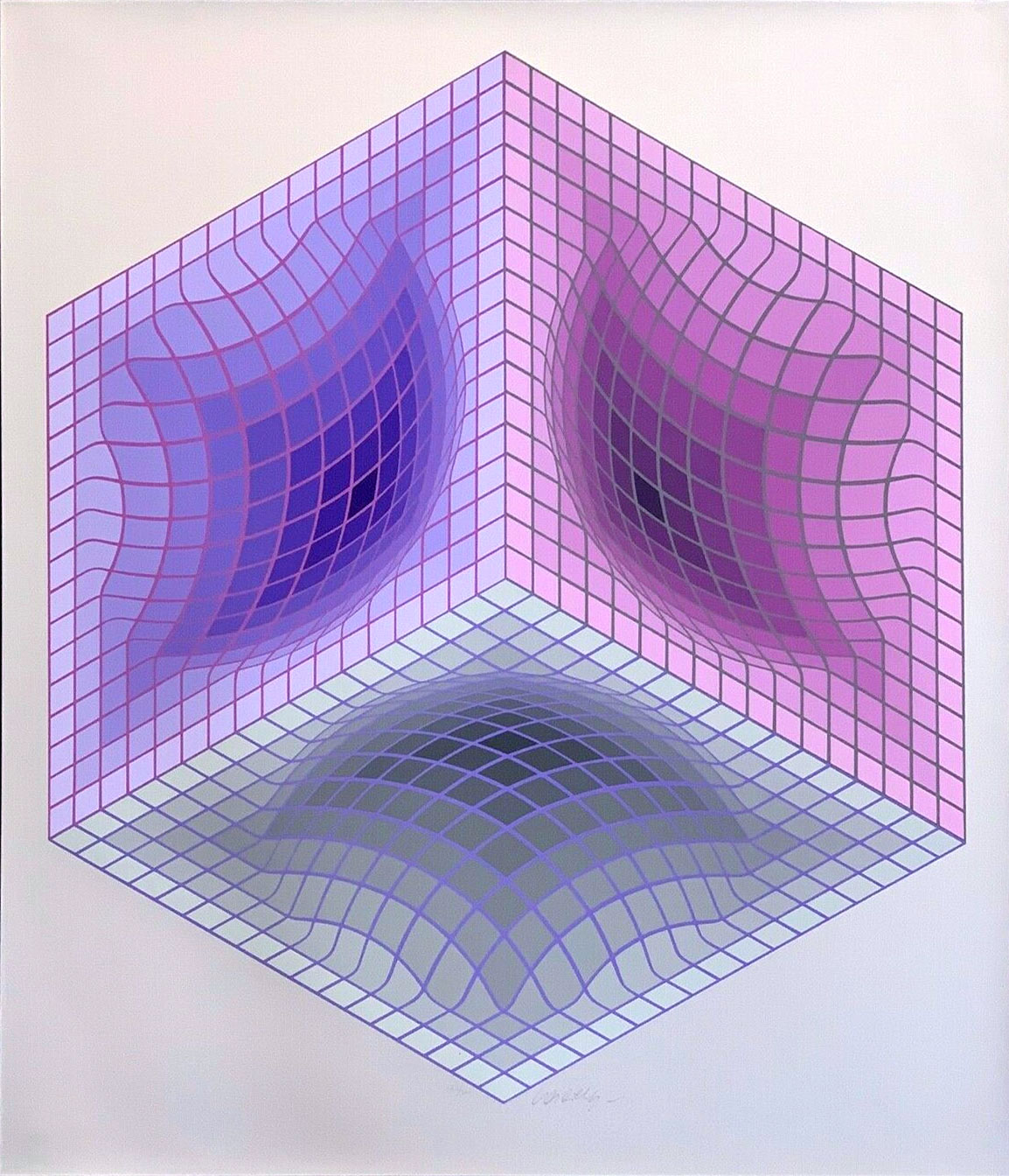 Tridos s by Victor Vasarely