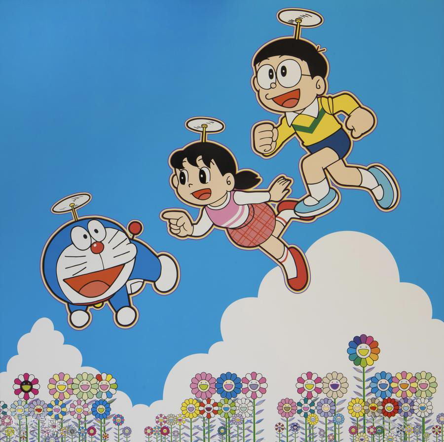 A Blue Sky! Like We Could Go On Forever! by Takashi Murakami