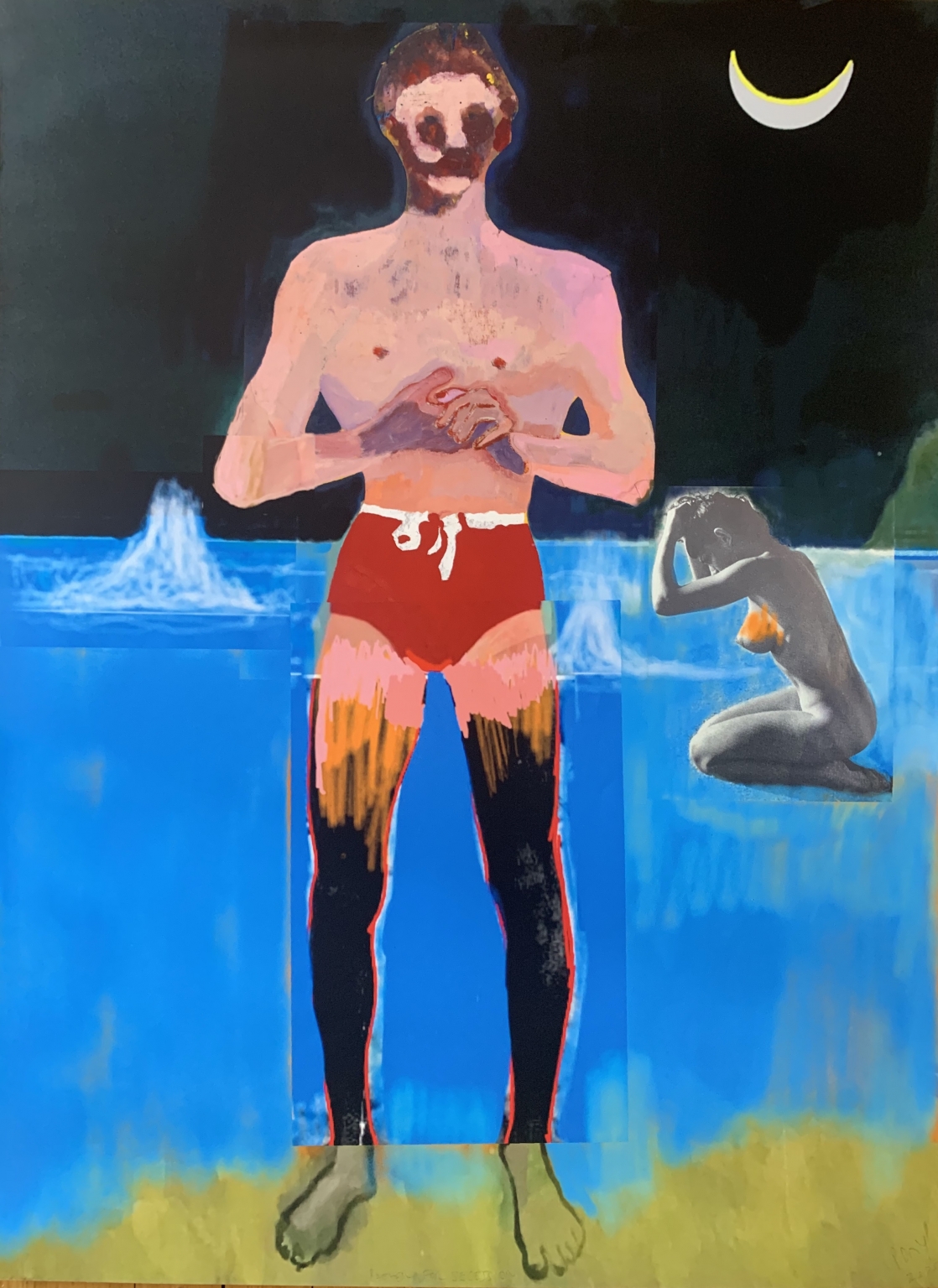 Bather for Secession by Peter Doig