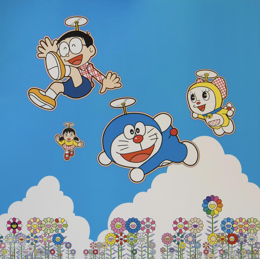 So Much Fun, Under the Blue Sky by Takashi Murakami