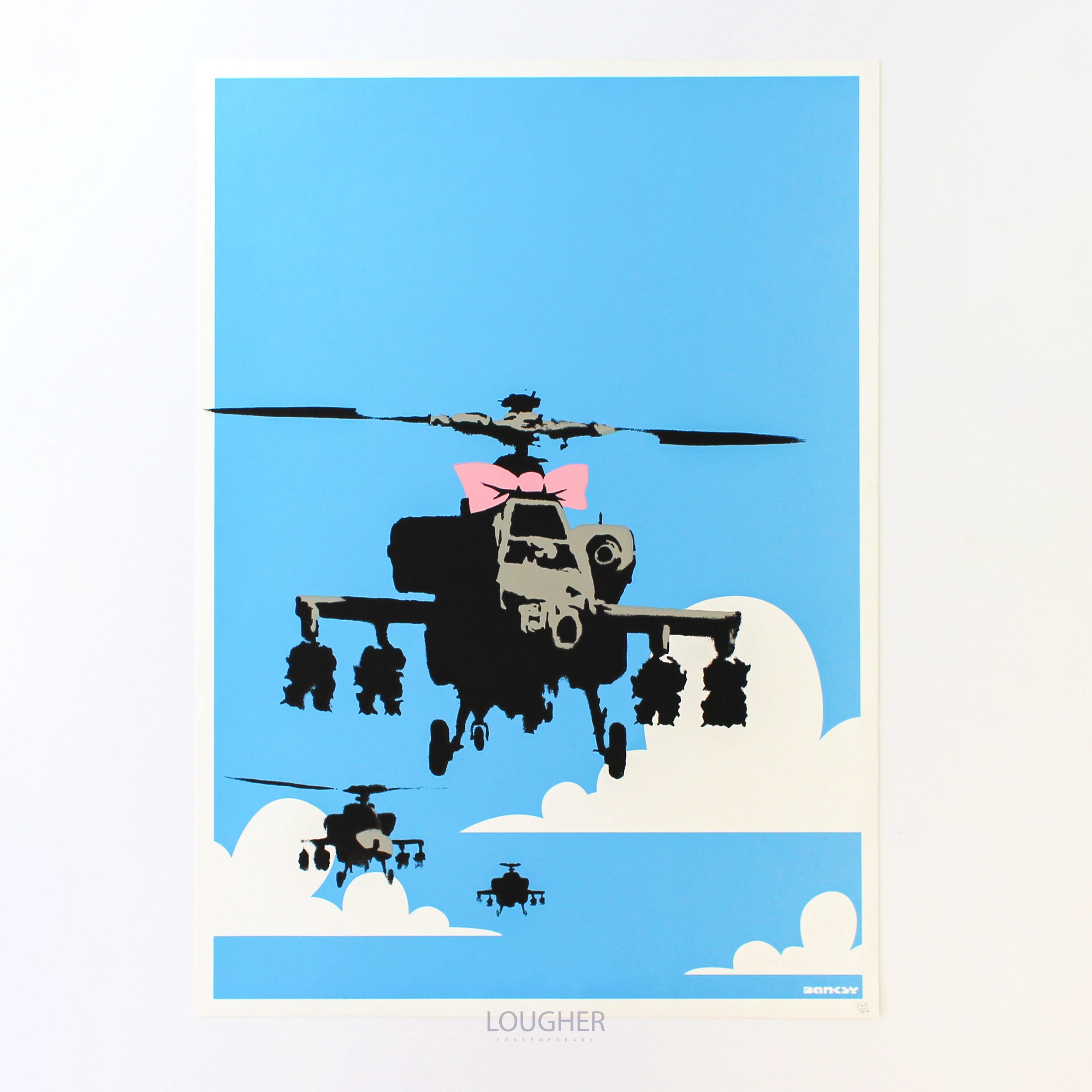 Happy Choppers (Unsigned) by Banksy