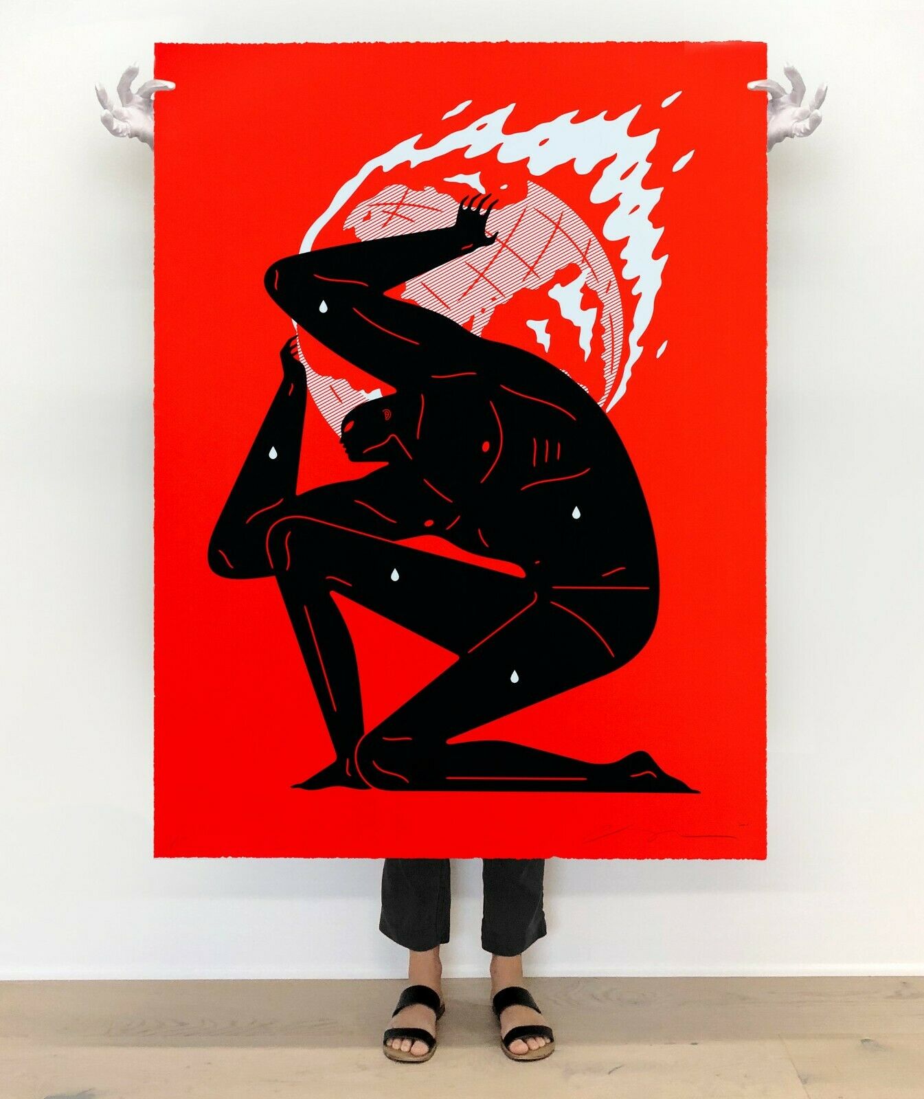 World on Fire (Red) (Large) by Cleon Peterson