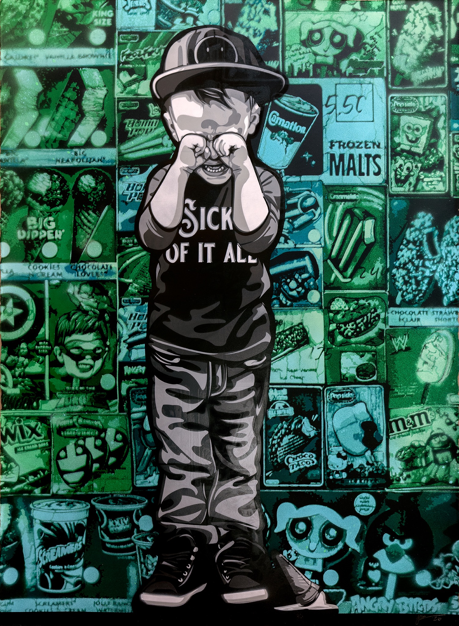 Sick of it All Collaboration (8) by Logan Hicks / Joe Iurato