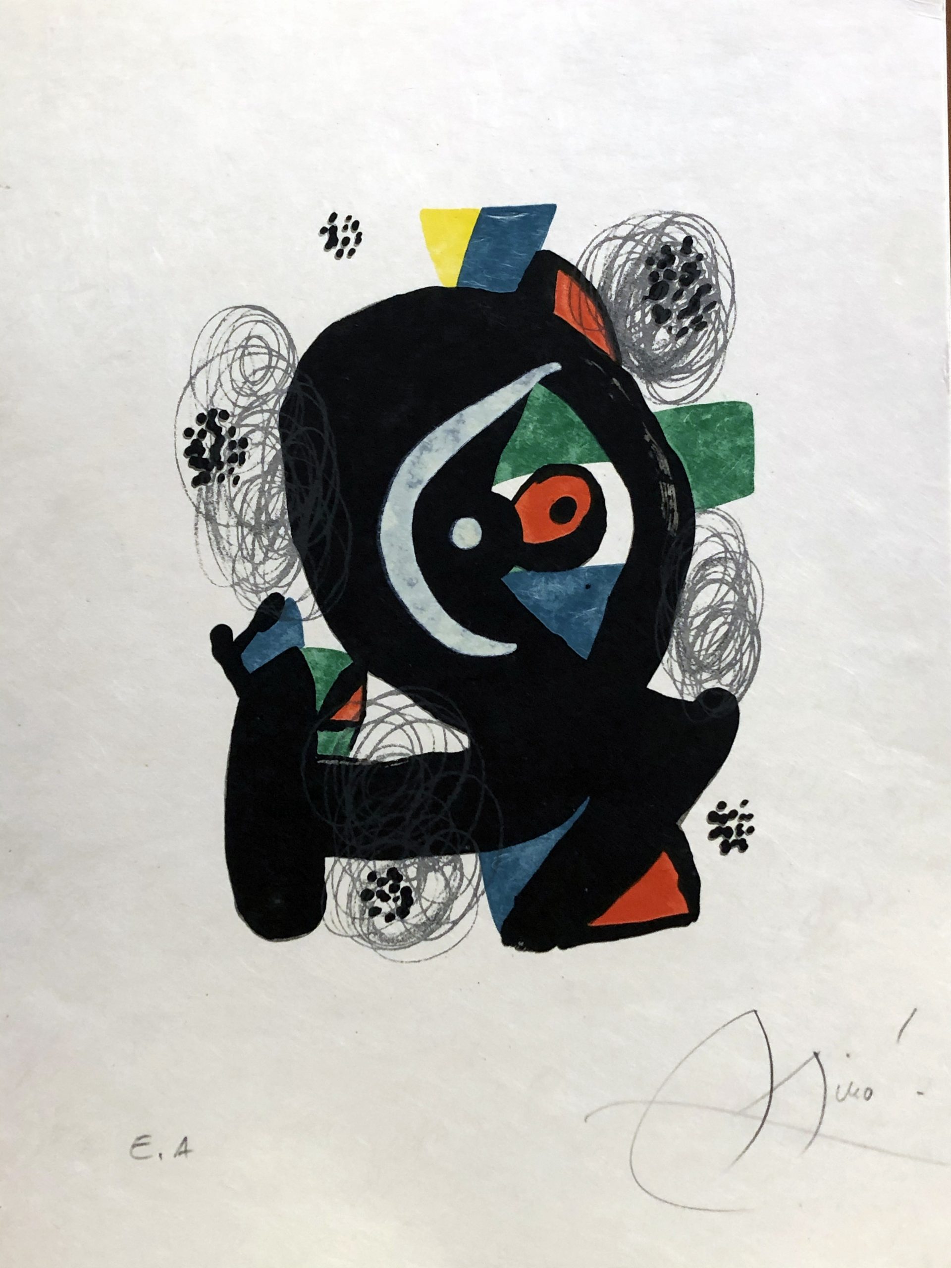 La mélodie acide – 2 by Joan Miró