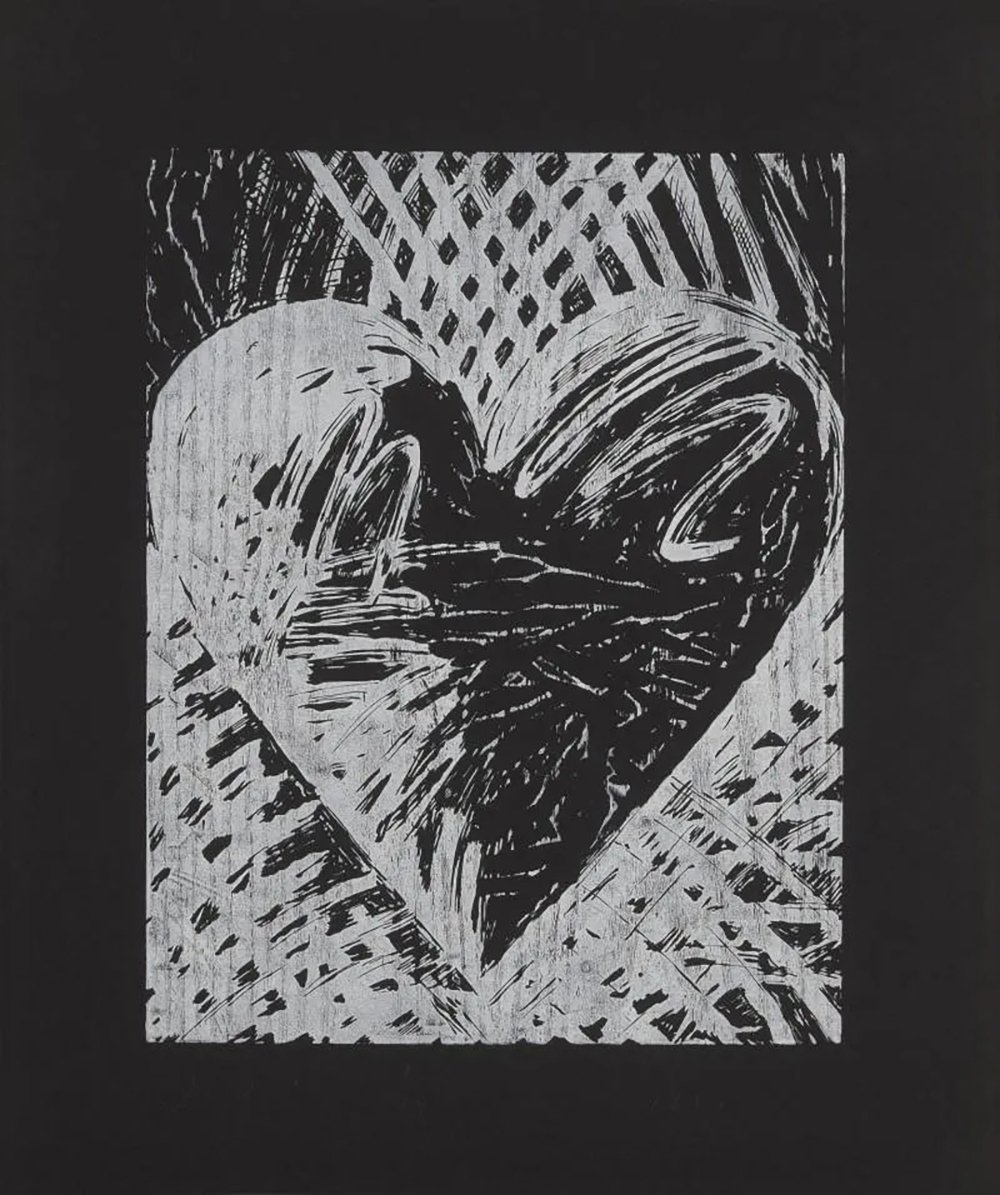 A Night Woodcut by Jim Dine