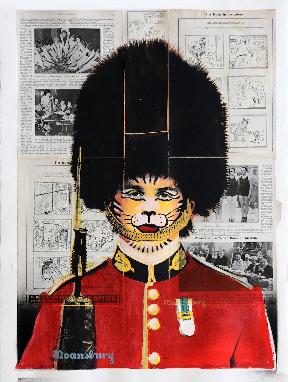 Changing The Guard (Tiger Face) by Crail Moansburg