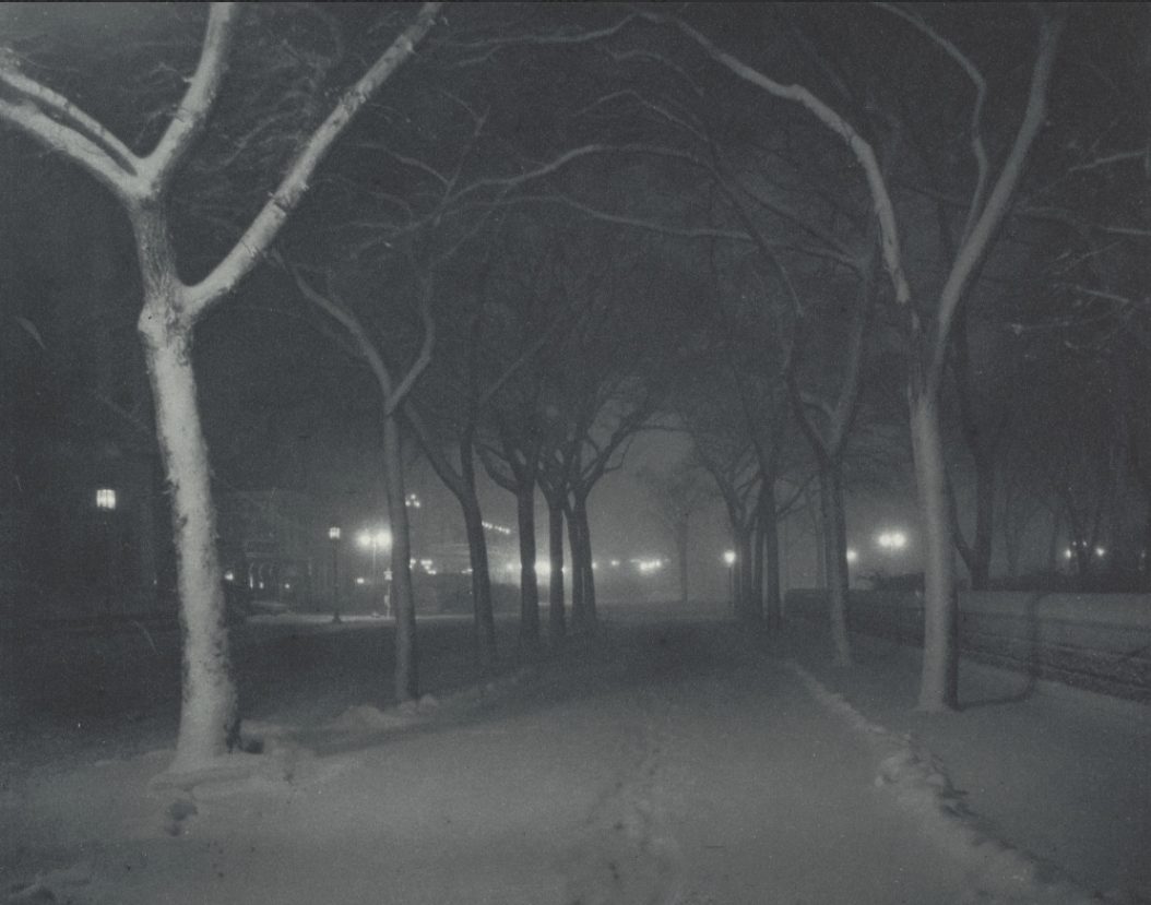 An Icy Night by Alfred Stieglitz