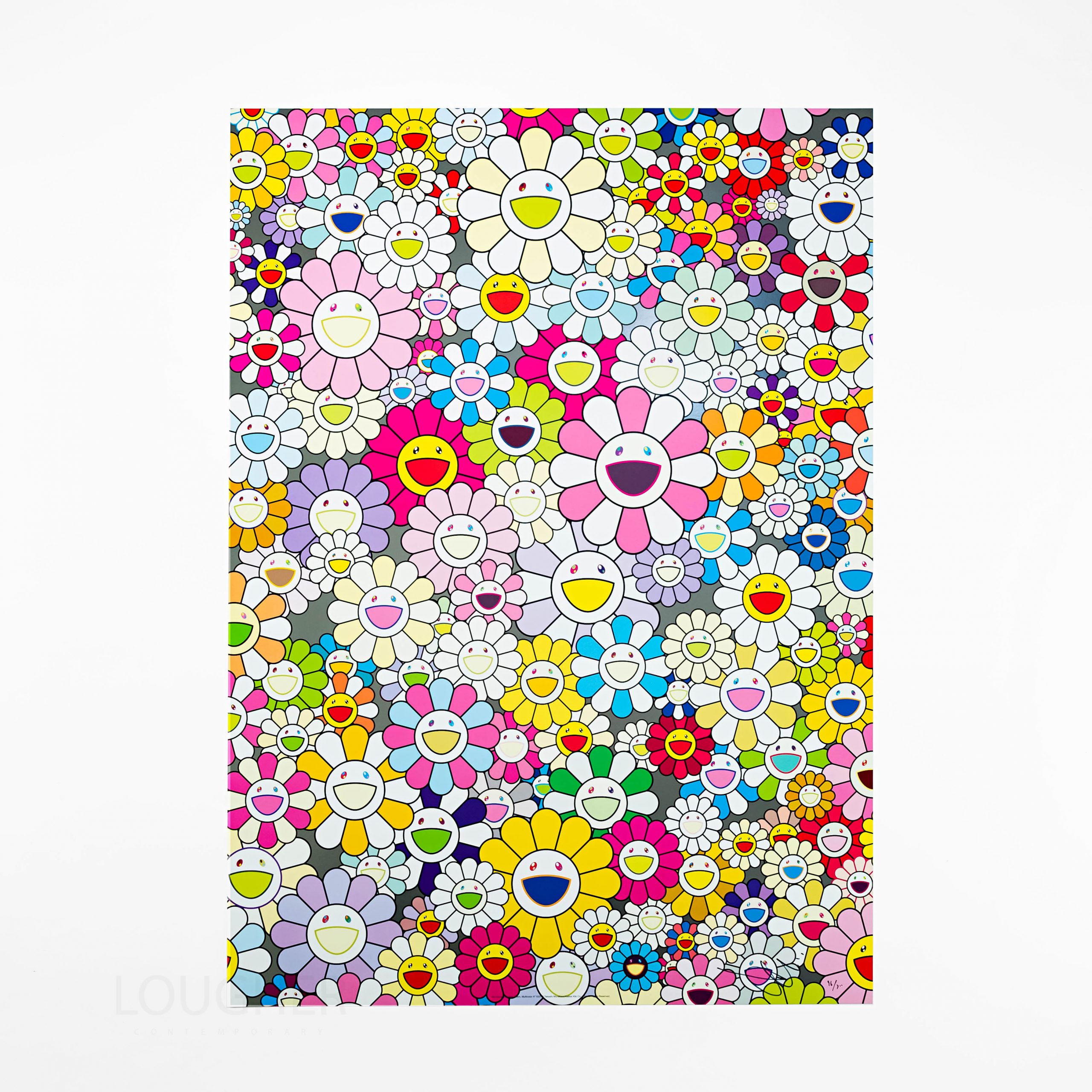 An Homage to Yves Klein, Multicolor A by Takashi Murakami