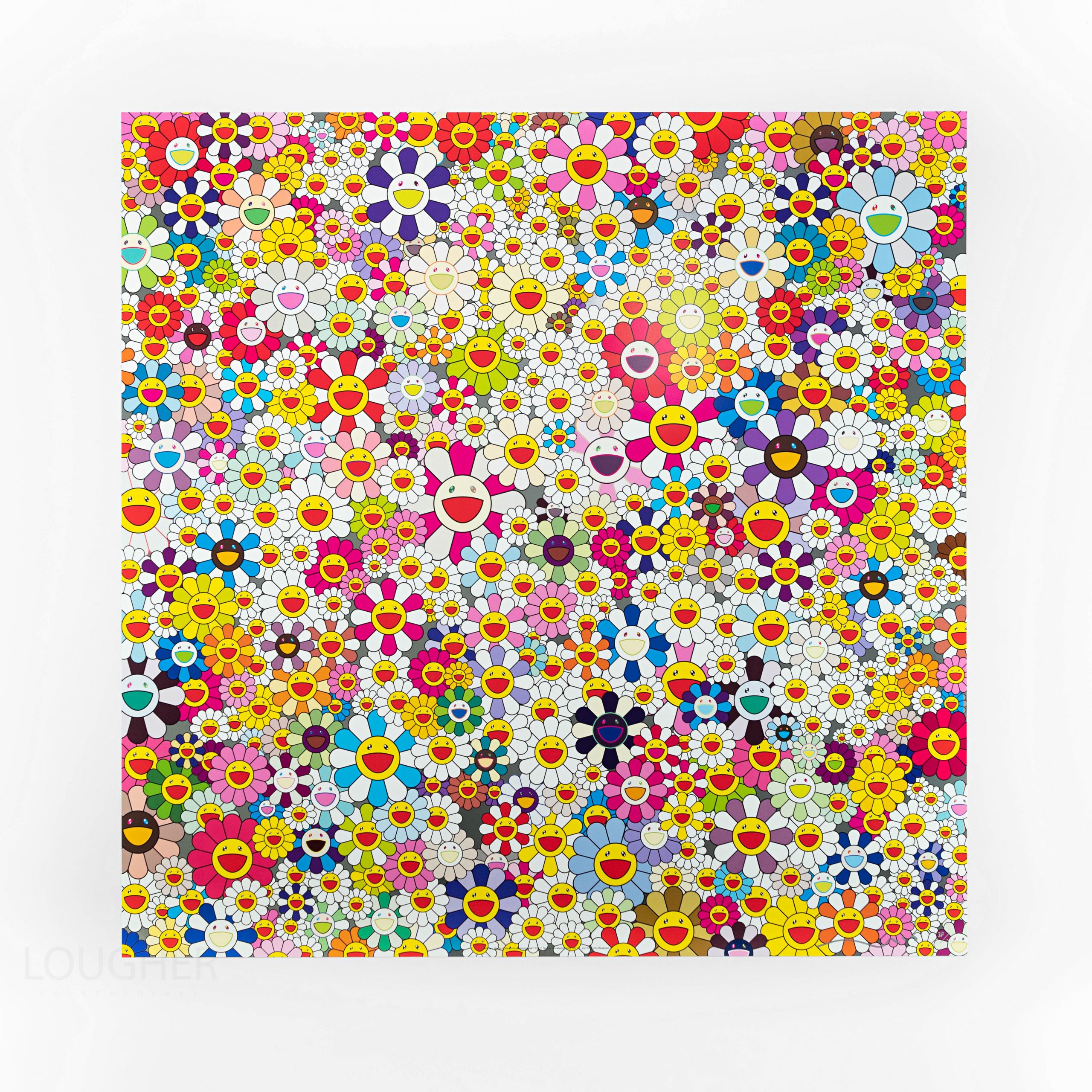 Open Your Hands Wide, Embrace Happiness! by Takashi Murakami