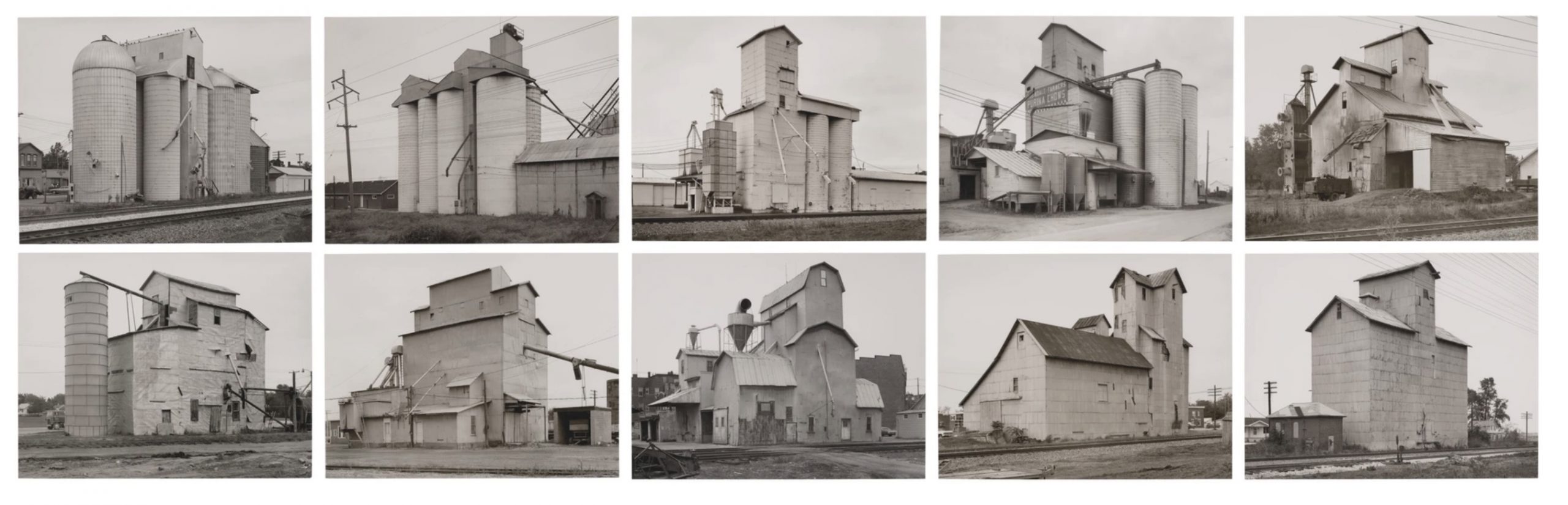 Grain Elevators by Bernd & Hilla Becher