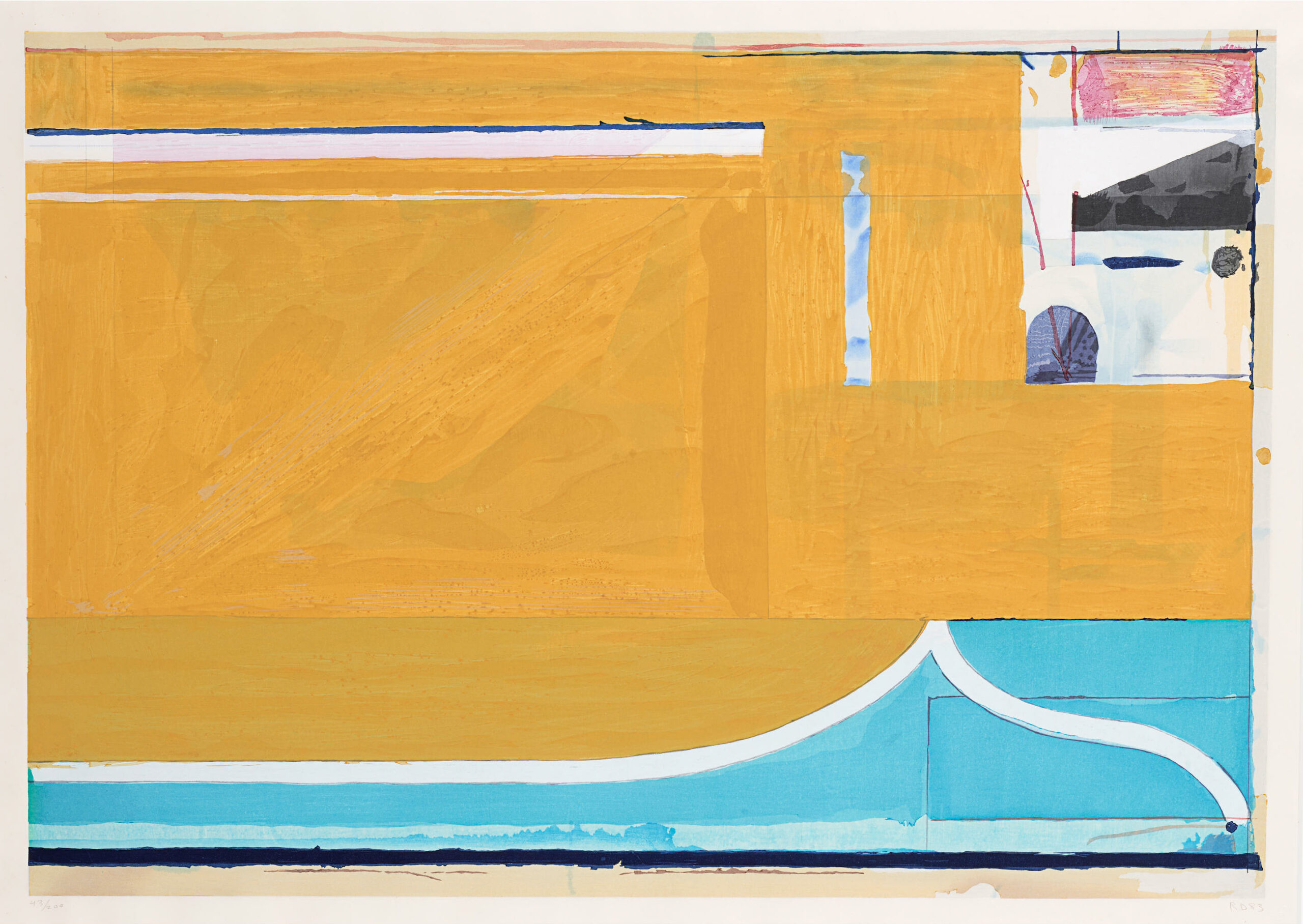 Ochre by Richard Diebenkorn