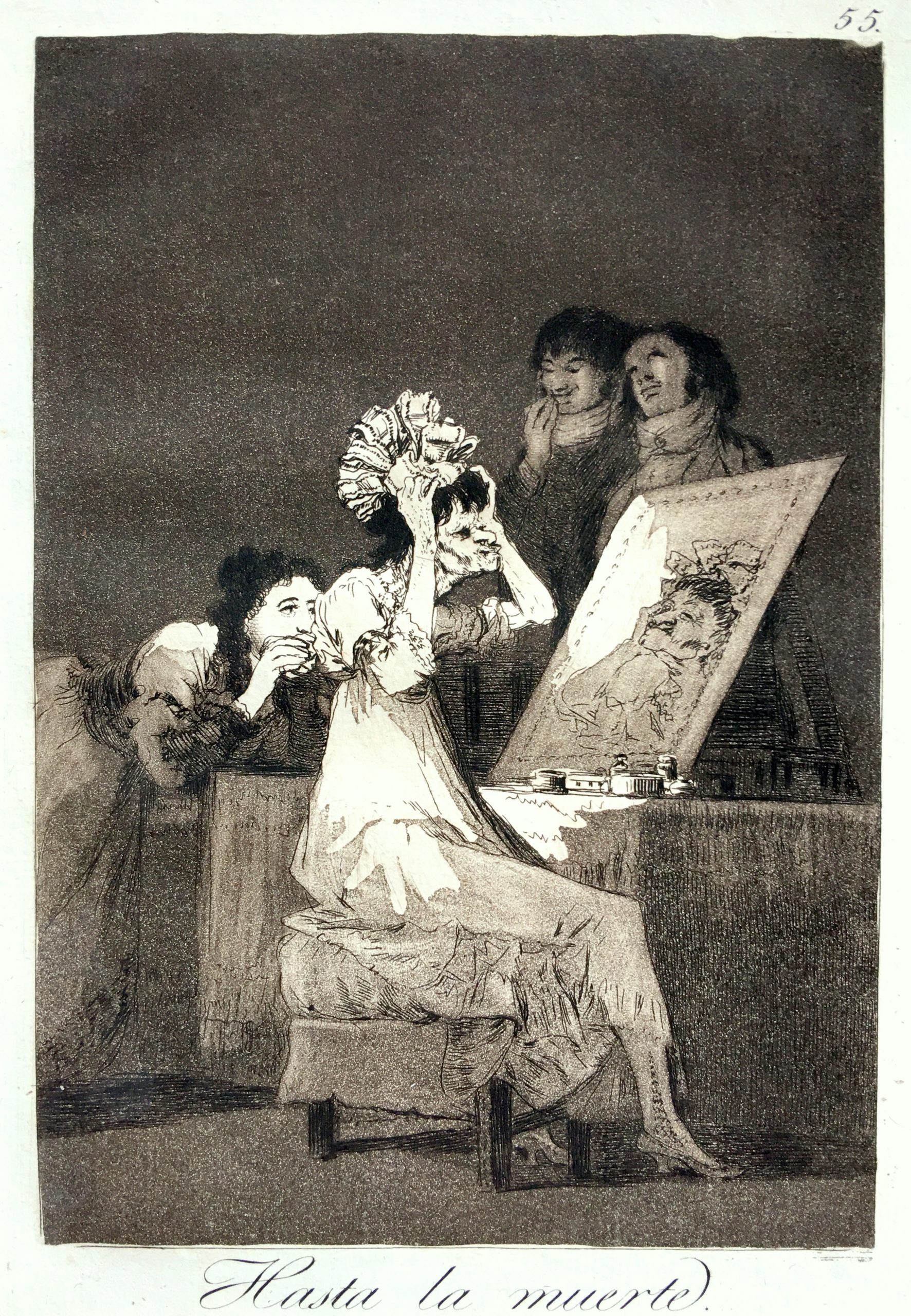 Until Death (Hasta la Muerte) by Francisco Goya