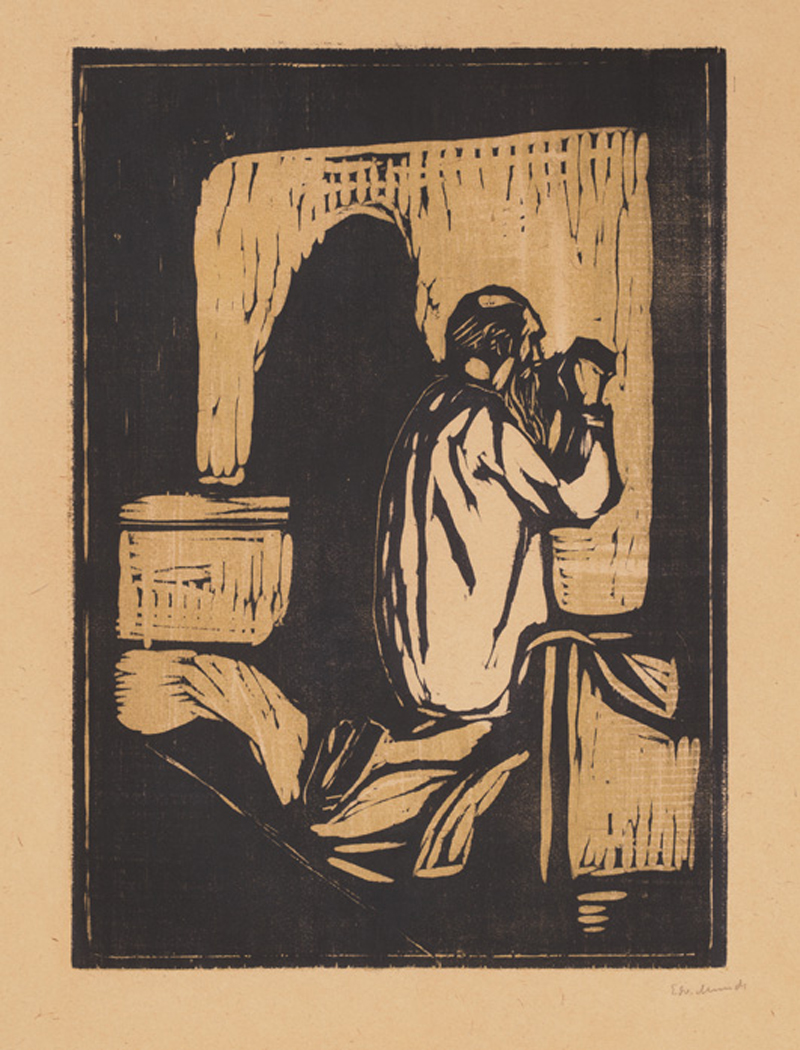 Old Man Praying by Edvard Munch