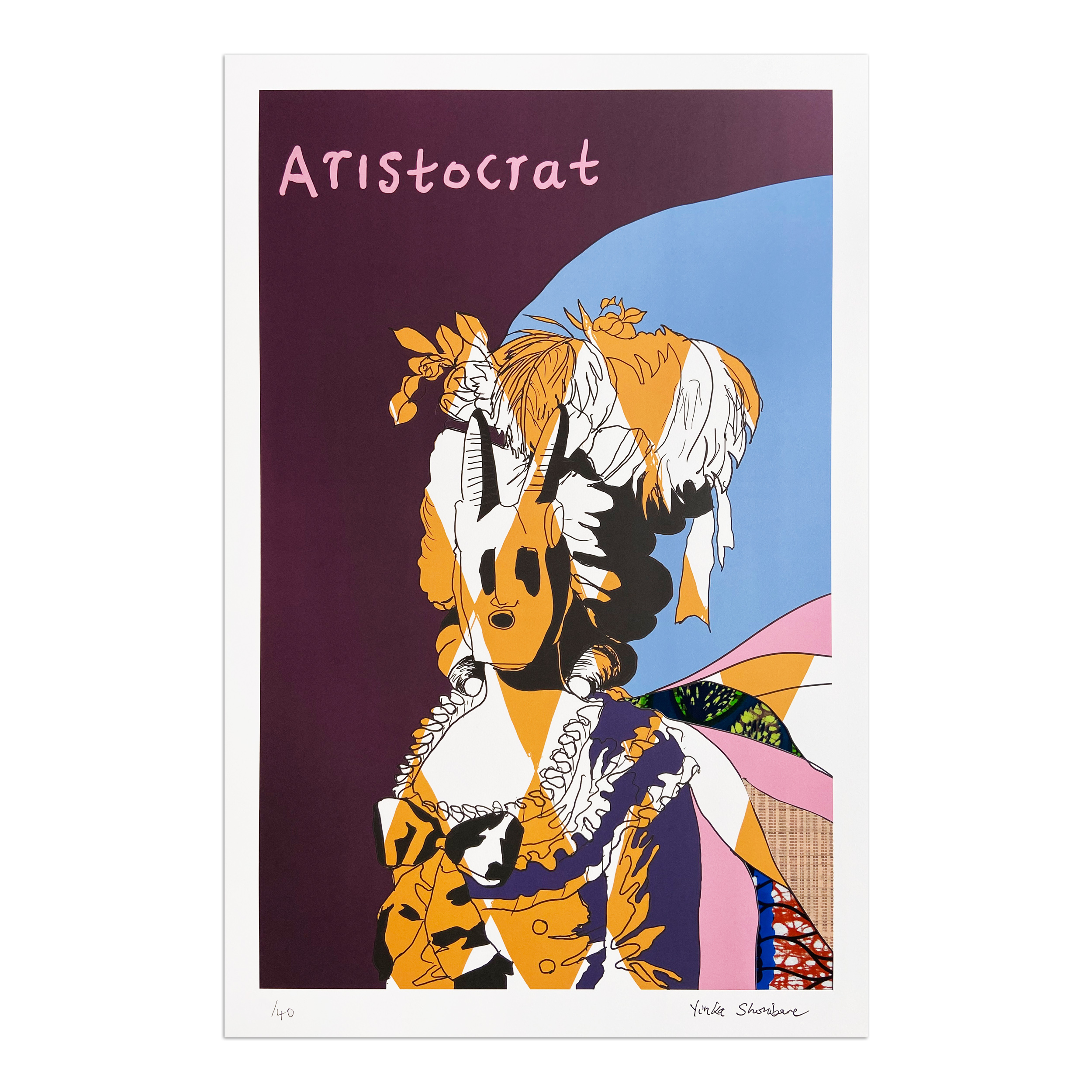 Aristocrat in Blue by Yinka Shonibare