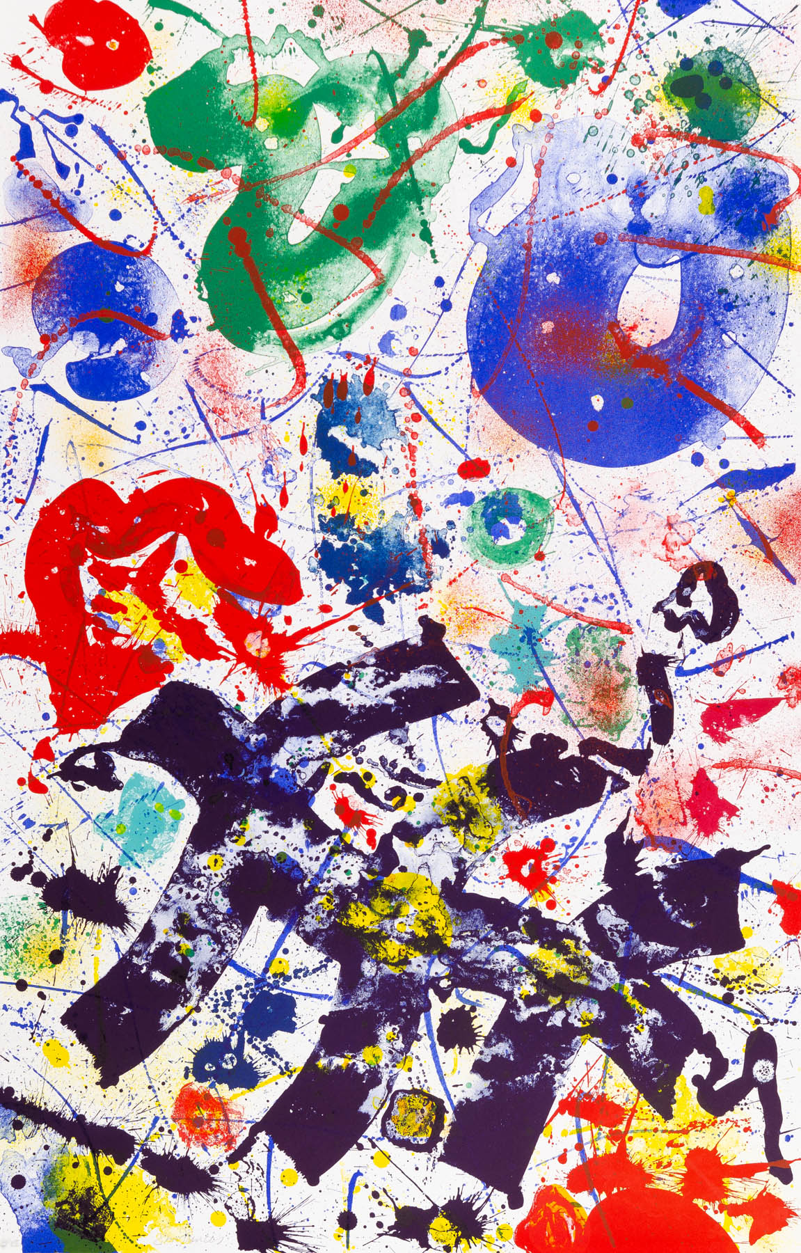 Untitled (SF-357) by Sam Francis