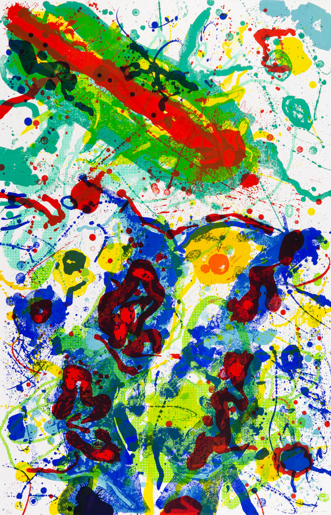 Untitled (SF-341) by Sam Francis